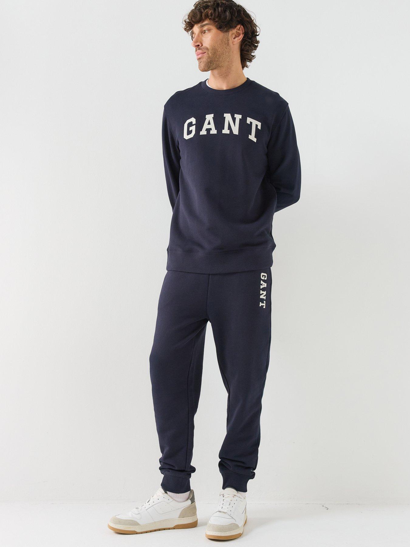 Image 3 of 5 of GANT Gant Graphic Joggers - Dark Blue