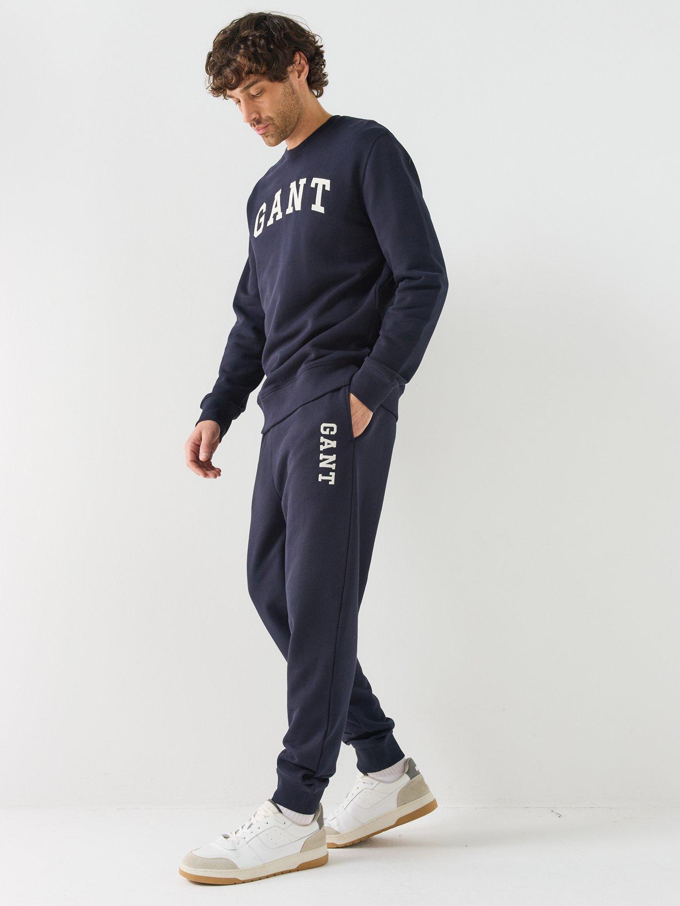 Image 5 of 5 of GANT Gant Graphic Joggers - Dark Blue