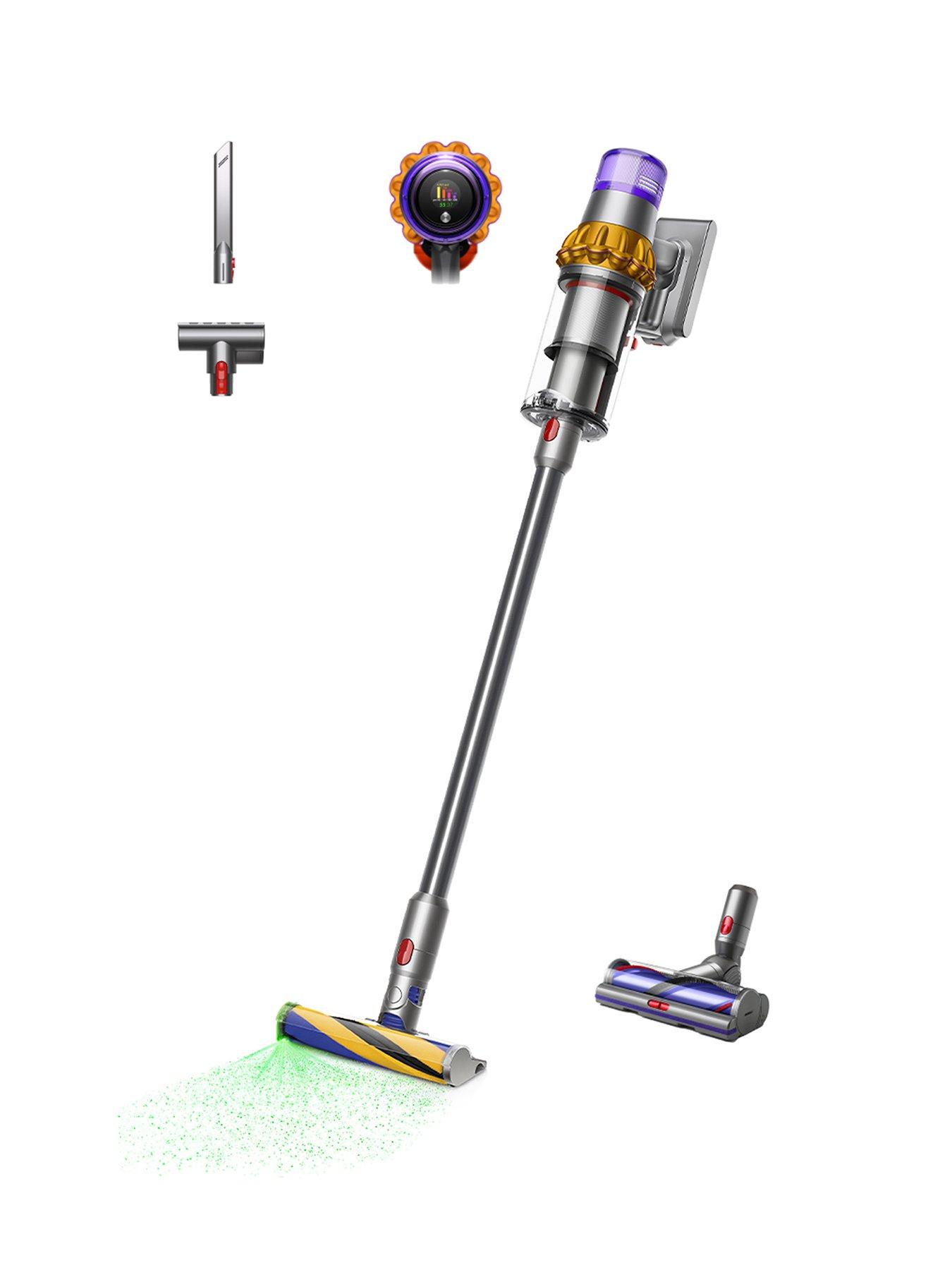 Dyson V15 Detect Absolute Cordless Vacuum Cleaner - Yellow & Nickel, Yellow,Silver/Grey - Image 3