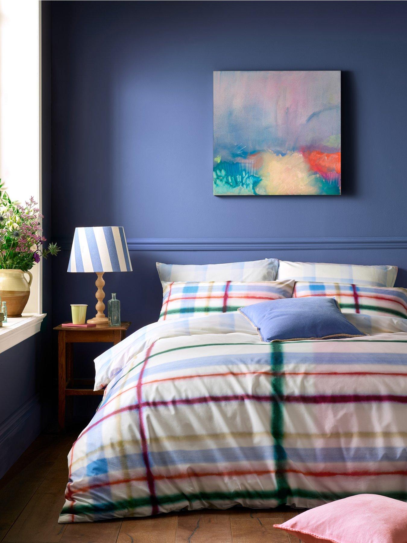 Image 1 of 6 of Bluebellgray Edinburgh Plaid Quilt Set