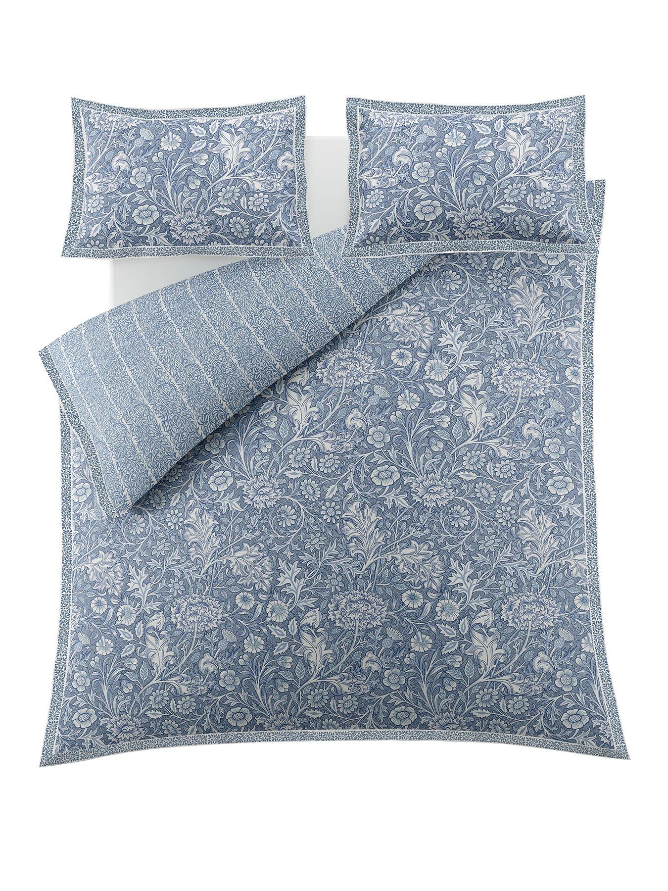 Image 2 of 7 of William Morris at Home Frieze Double Bough Quilt Set