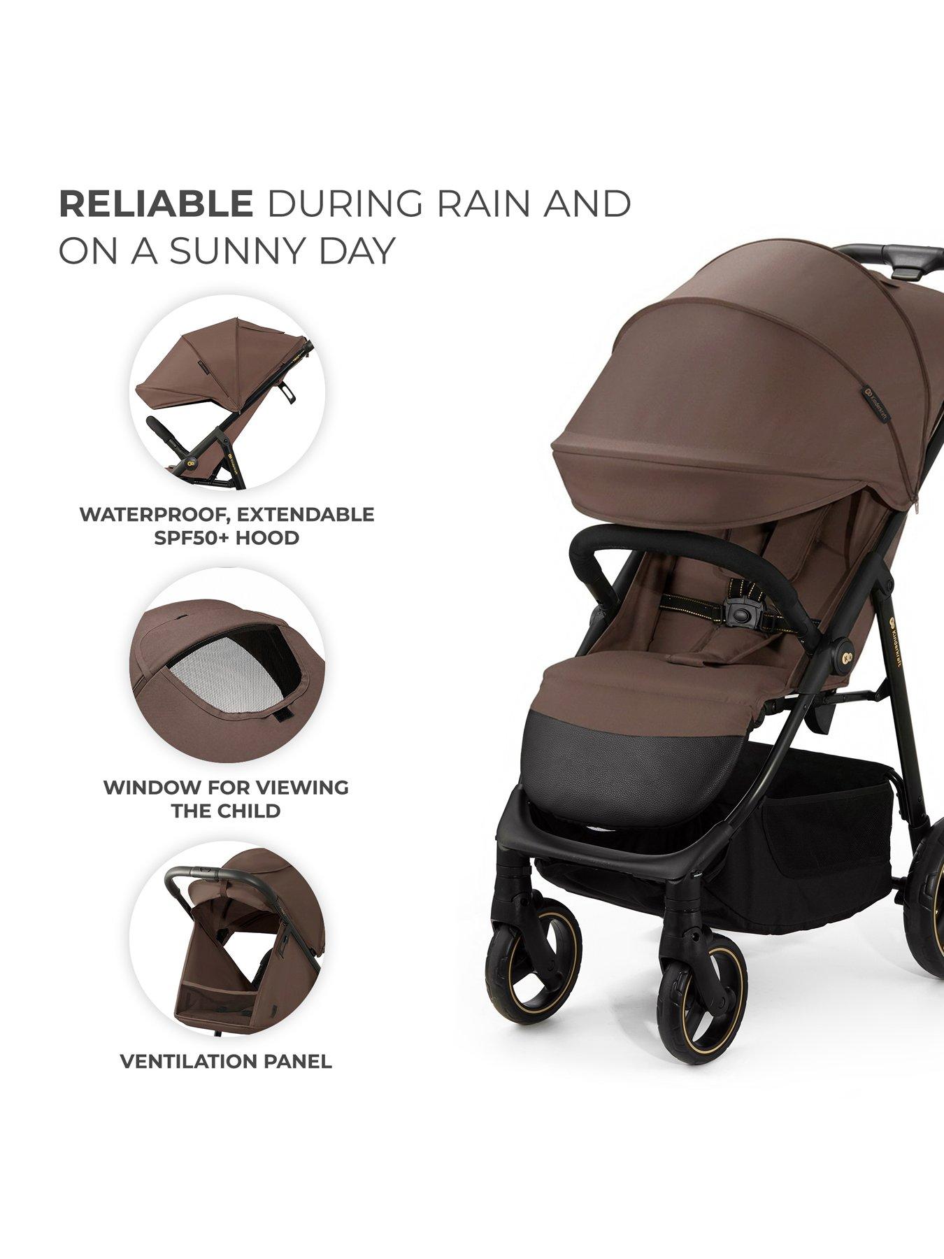 Image 3 of 8 of Kinderkraft TRIG 3 Stroller - Brown