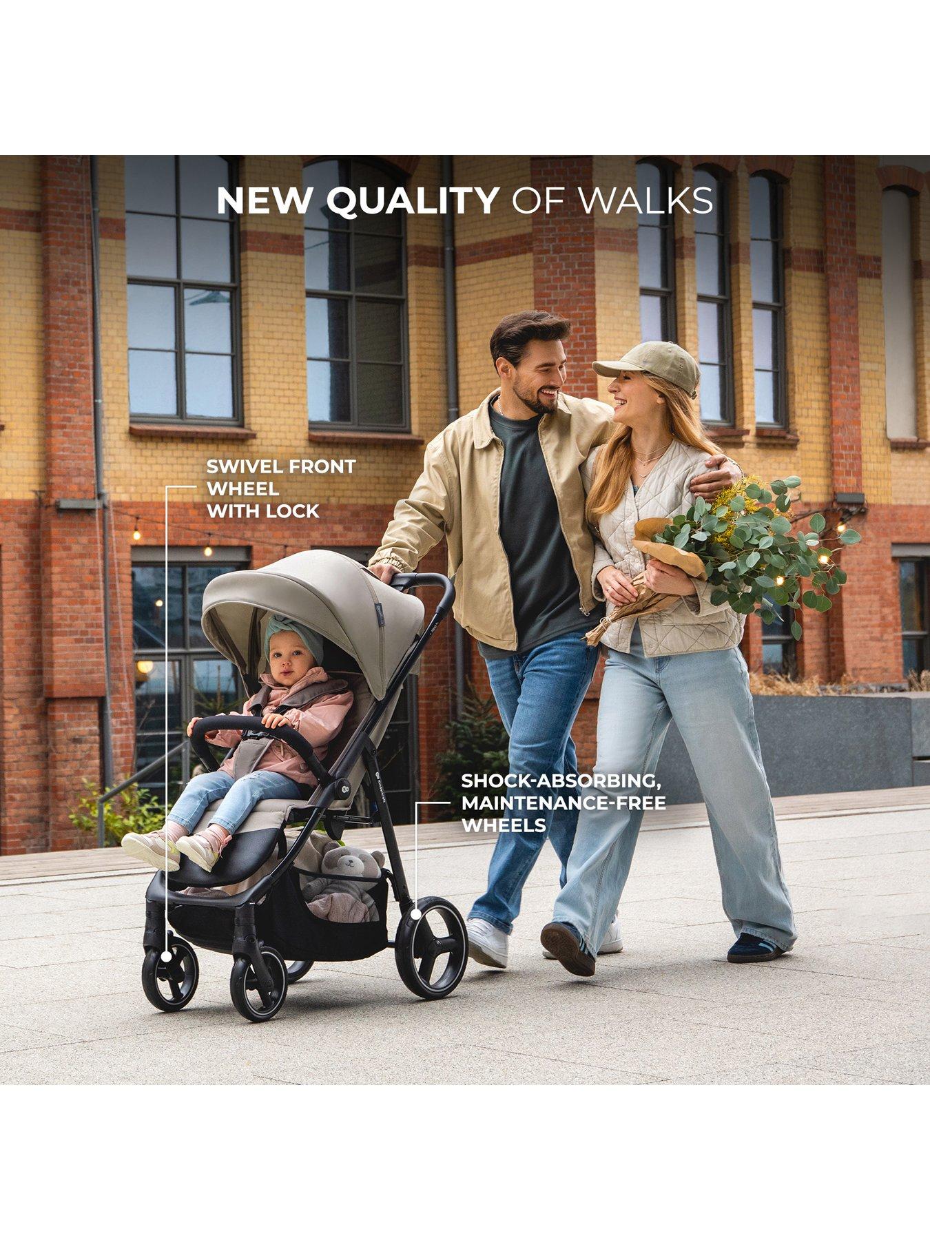 Image 7 of 8 of Kinderkraft TRIG 3 Stroller - Brown