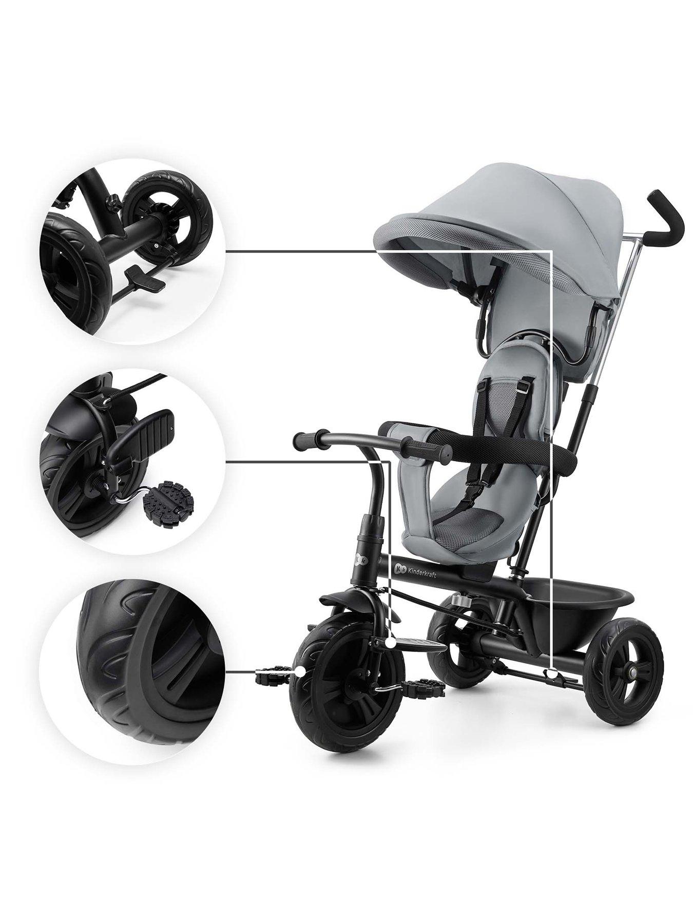 Image 7 of 8 of Kinderkraft FREEWAY 2 trike - Grey