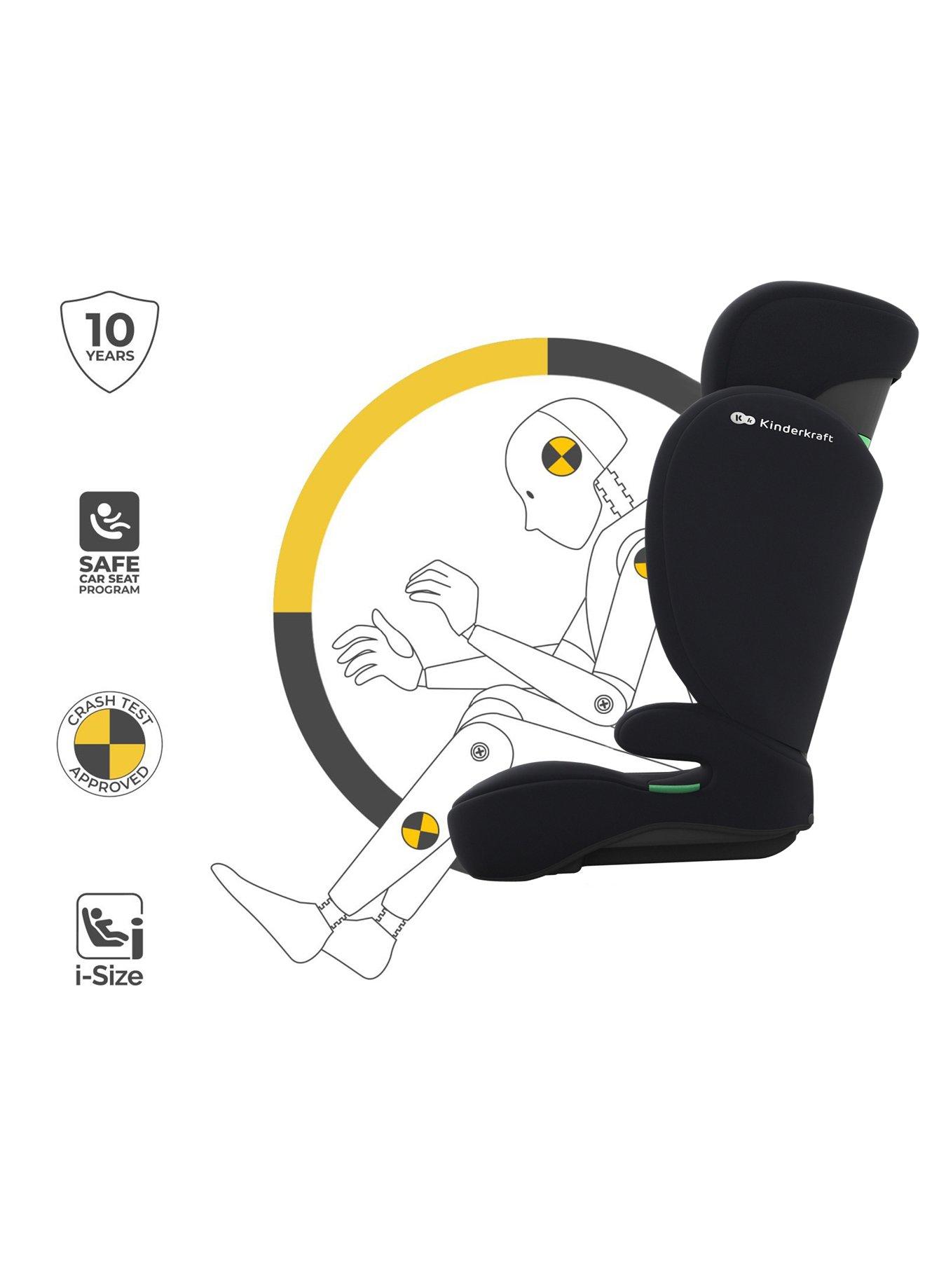 Image 3 of 8 of Kinderkraft I-Spark 2 Plus 100-150cm Car Seat - Black