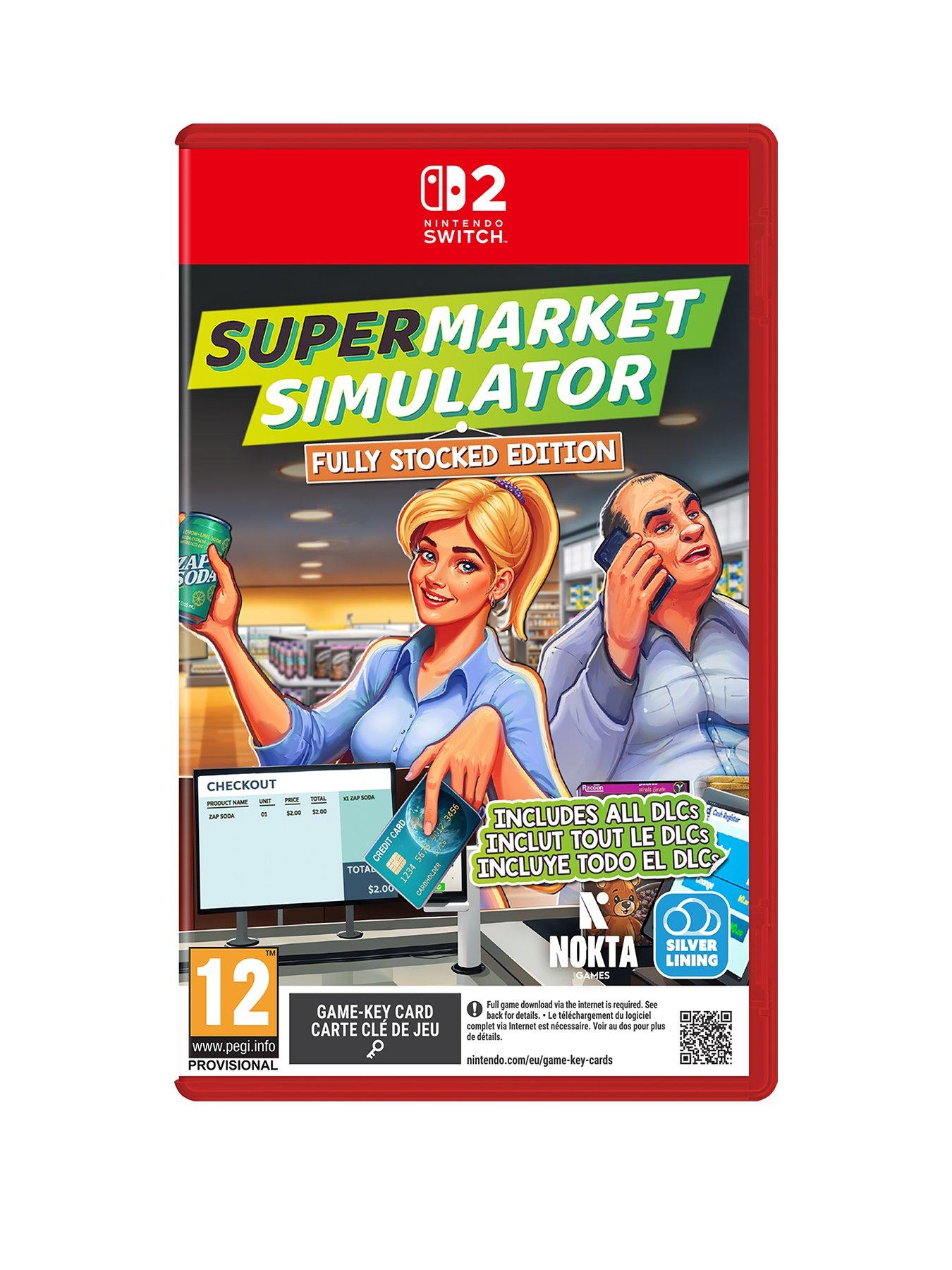 Nintendo Supermarket Simulator: Fully Stocked Edition (Game Key Card) - Nintendo Switch 2