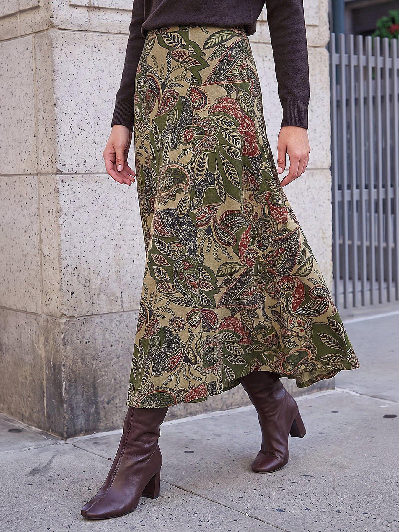 Image 1 of 4 of Roman Smudge Spot Skirt