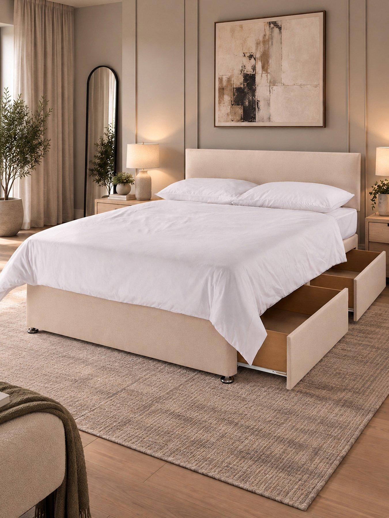 Image 3 of 7 of Aspire Essentials Bed Base & Memory Mattress Set - Db 2d