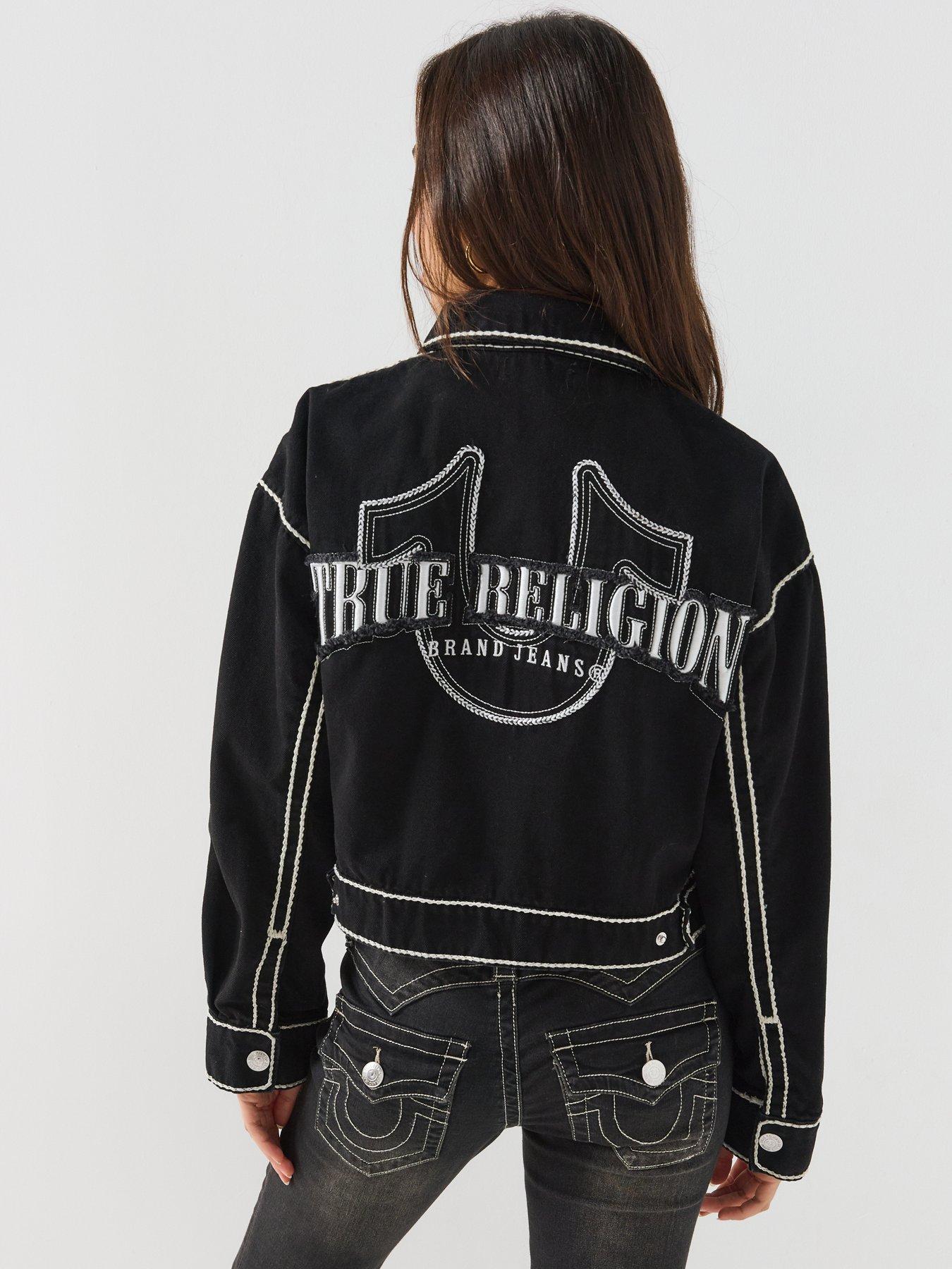 Image 2 of 6 of TRUE RELIGION Rope Stitch Denim Jacket