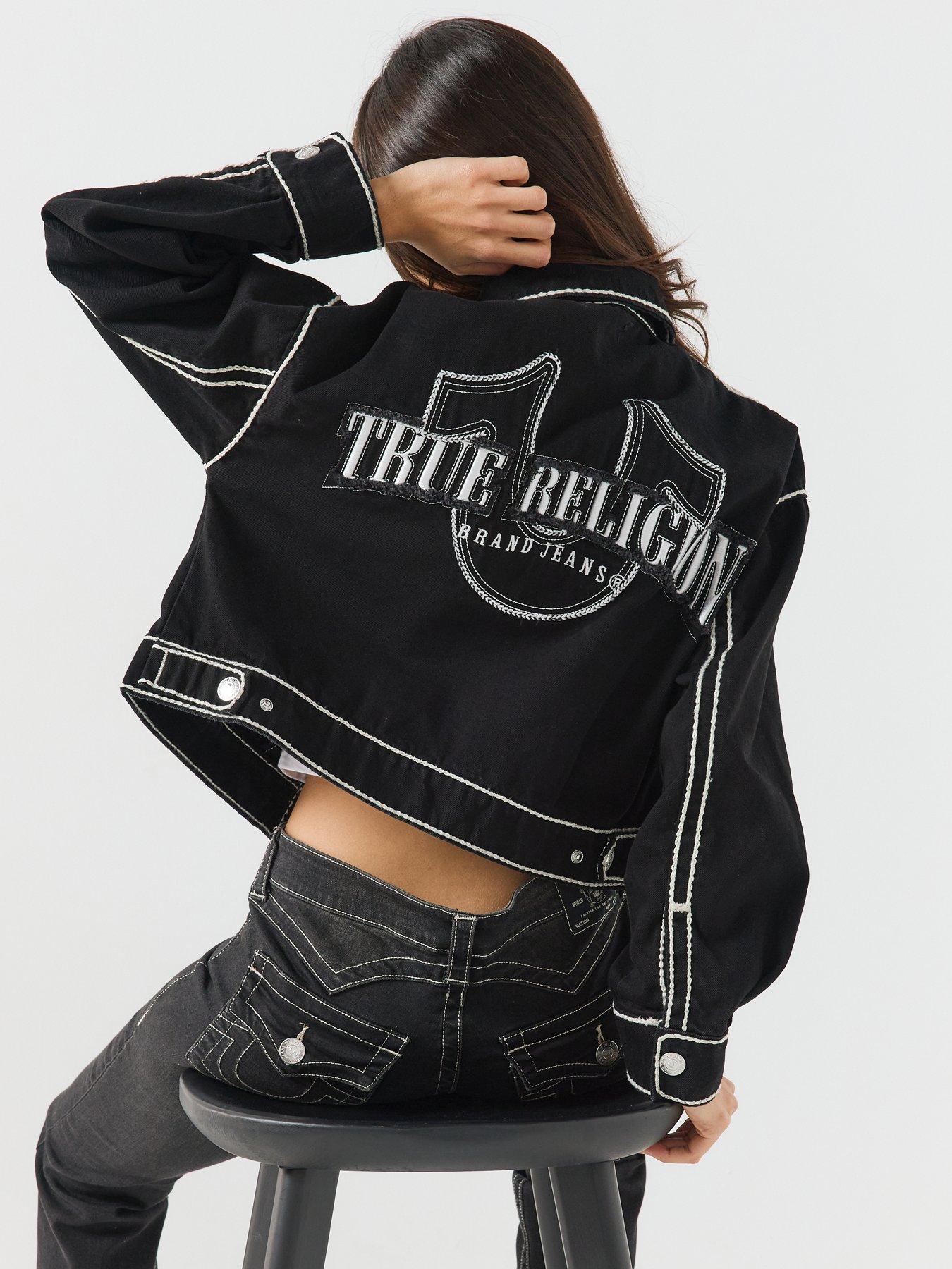 Image 4 of 6 of TRUE RELIGION Rope Stitch Denim Jacket