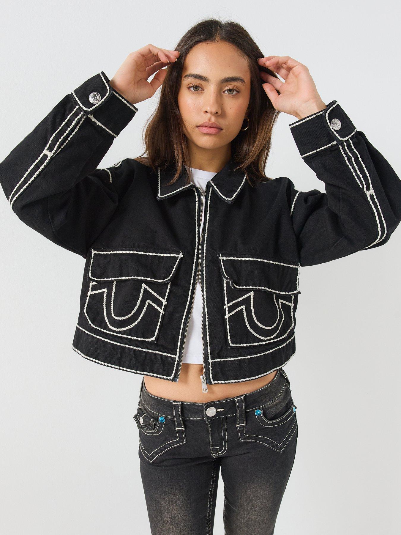 Image 5 of 6 of TRUE RELIGION Rope Stitch Denim Jacket