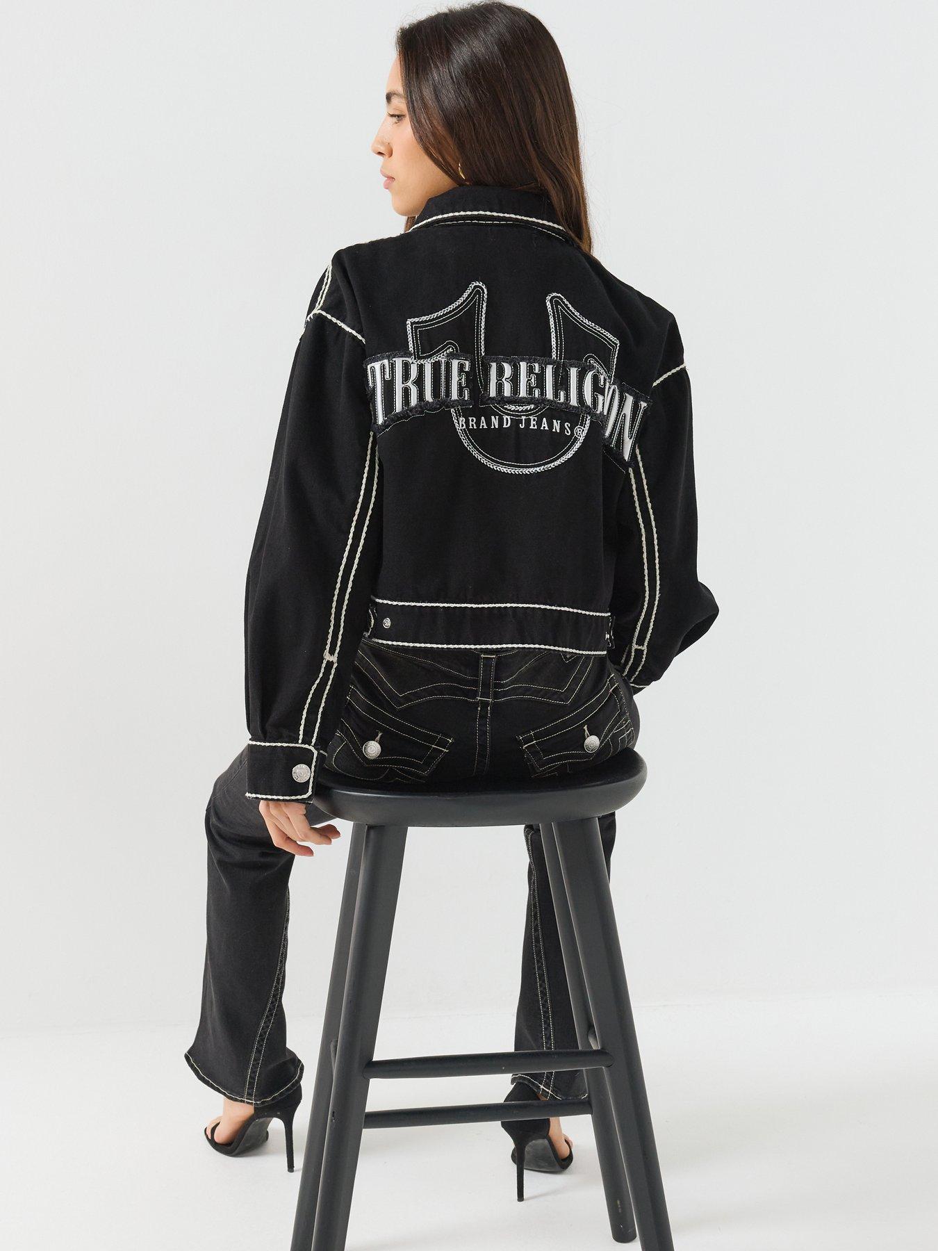 Image 6 of 6 of TRUE RELIGION Rope Stitch Denim Jacket