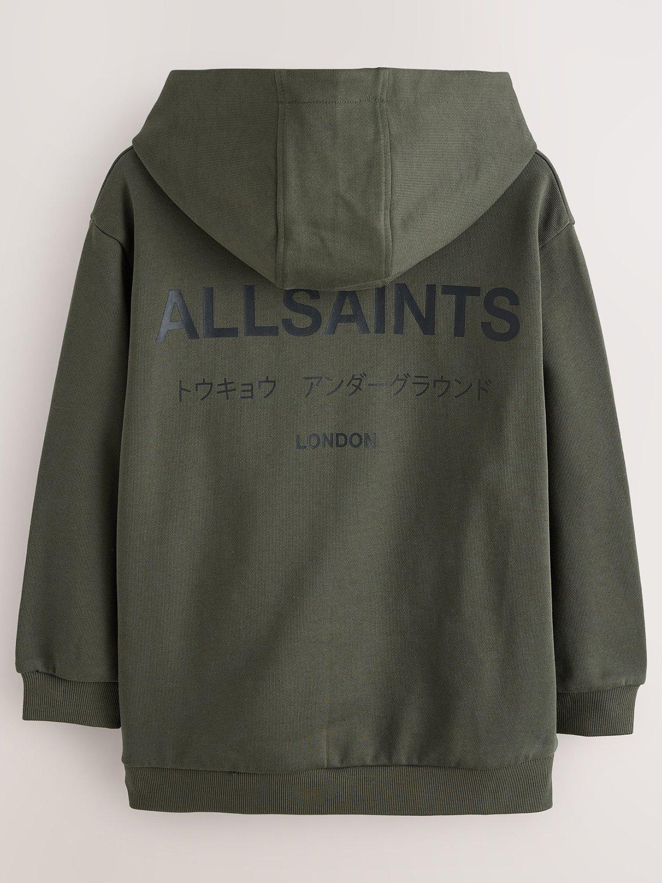 Image 3 of 7 of smALLSAINTS Boys Underground Oversized Pullover Hoodie - Green