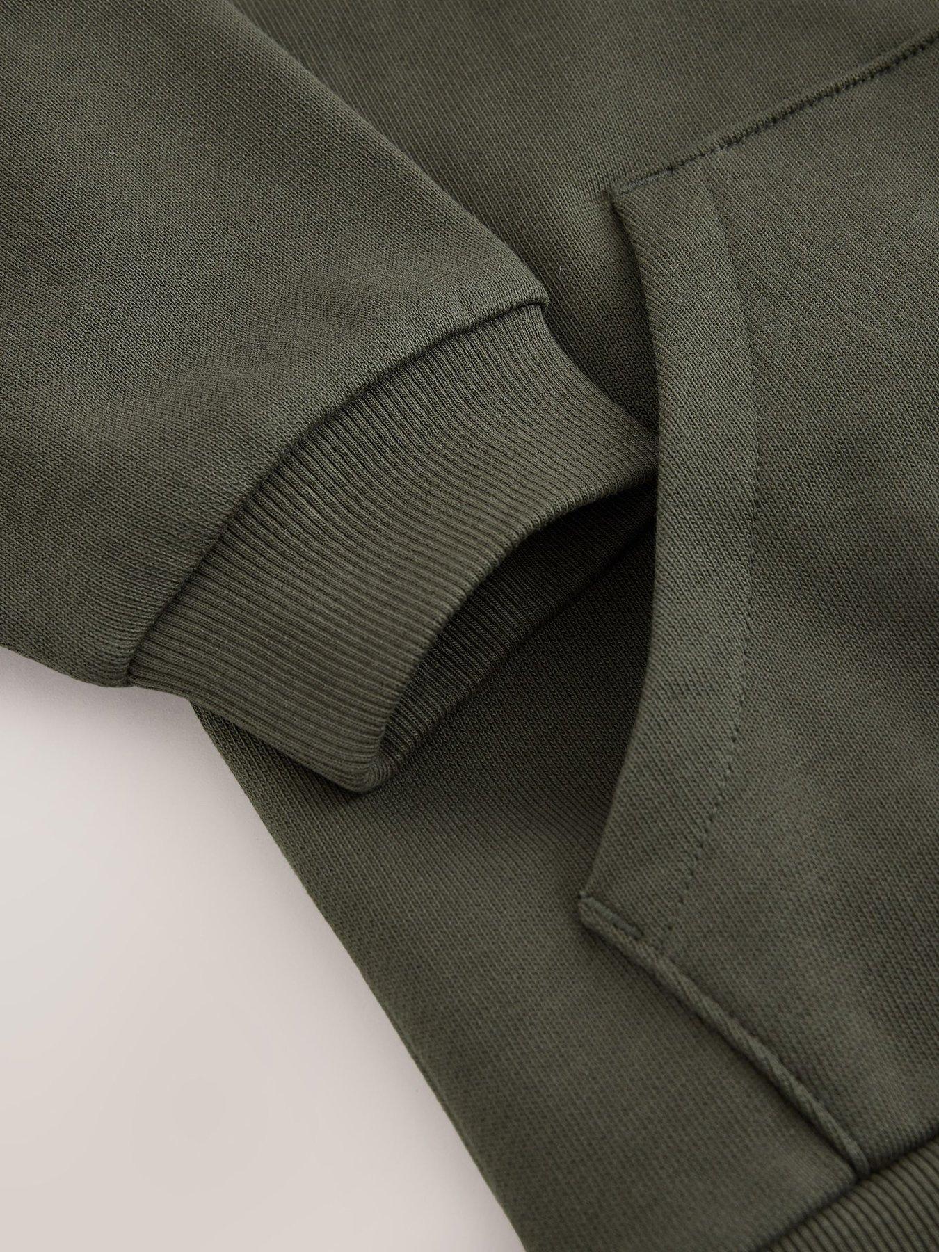 Image 5 of 7 of smALLSAINTS Boys Underground Oversized Pullover Hoodie - Green