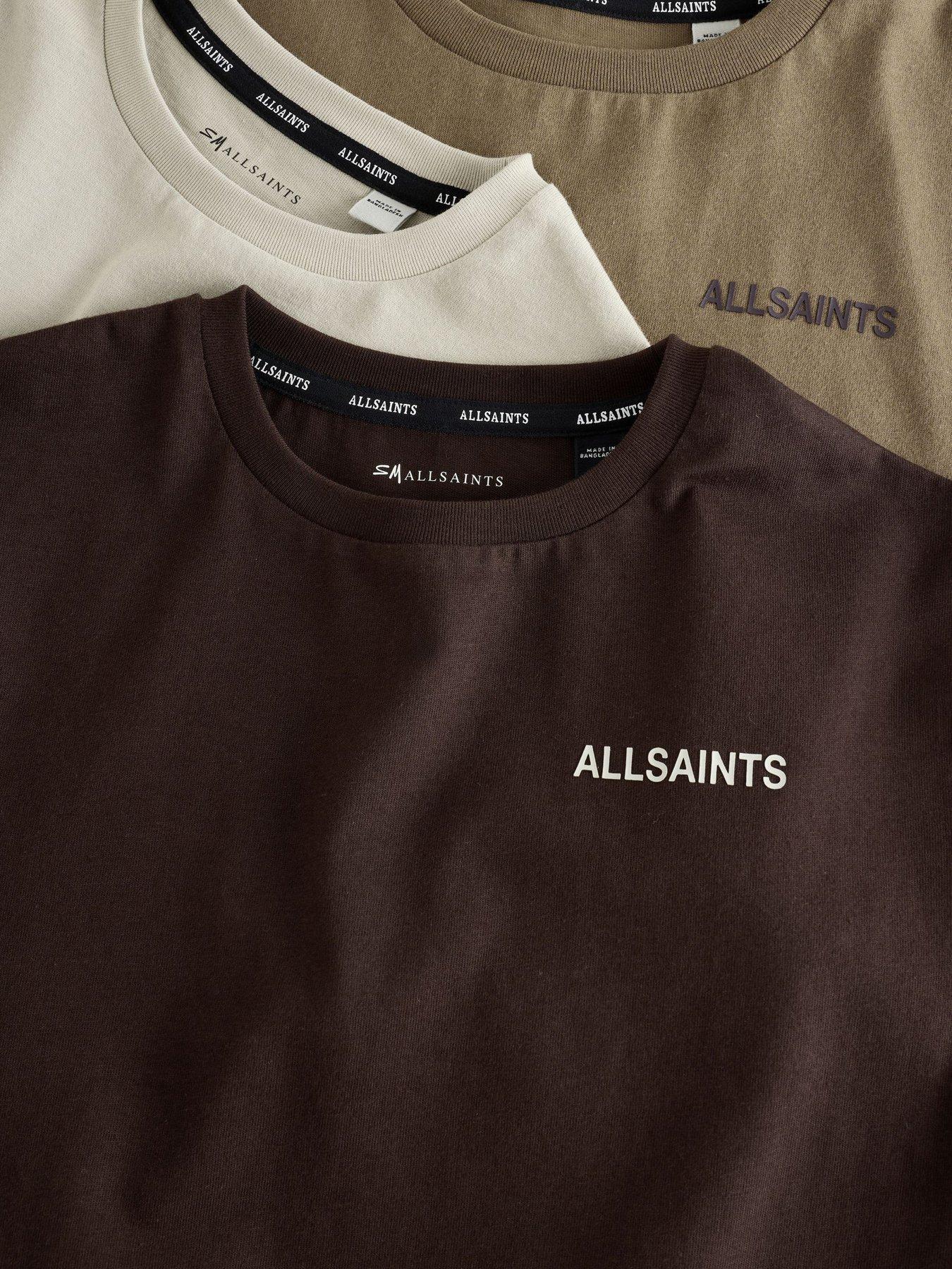 Image 6 of 7 of smALLSAINTS 3 Pack Logo Crew Neck T-Shirts - Multi
