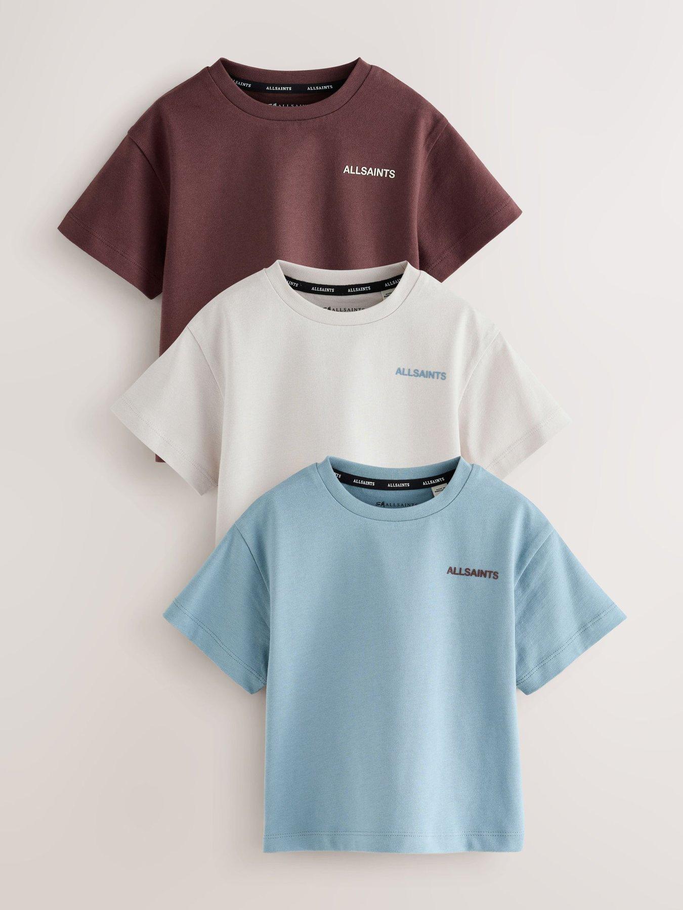 Image 1 of 7 of smALLSAINTS Asyb1 3pk Tee Rnb