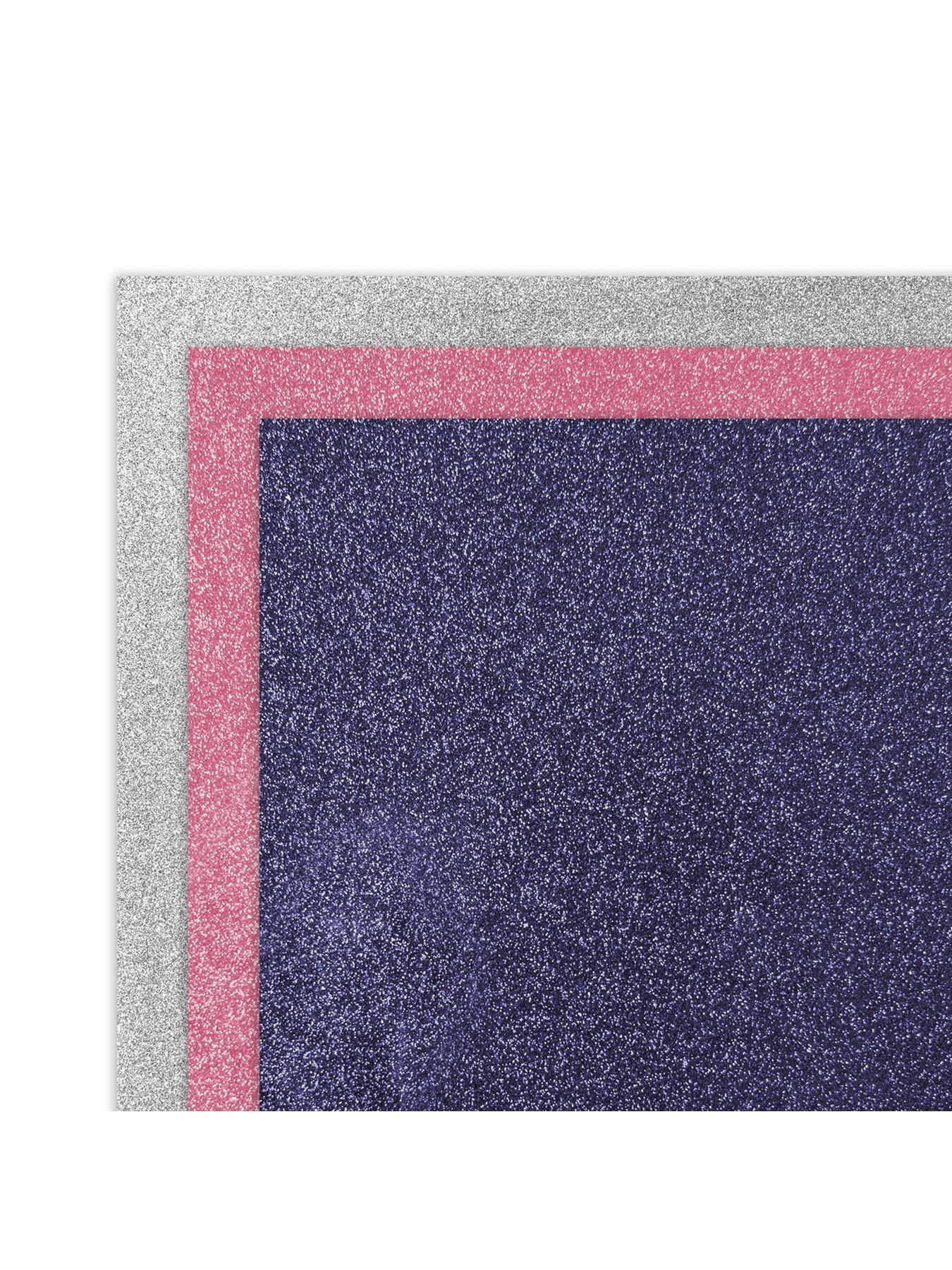 Image 2 of 7 of Cricut Smart Iron-On Glitter Matless Heat Transfer Vinyl, Nebula Sampler - 13 in x 12 in (3 ct)