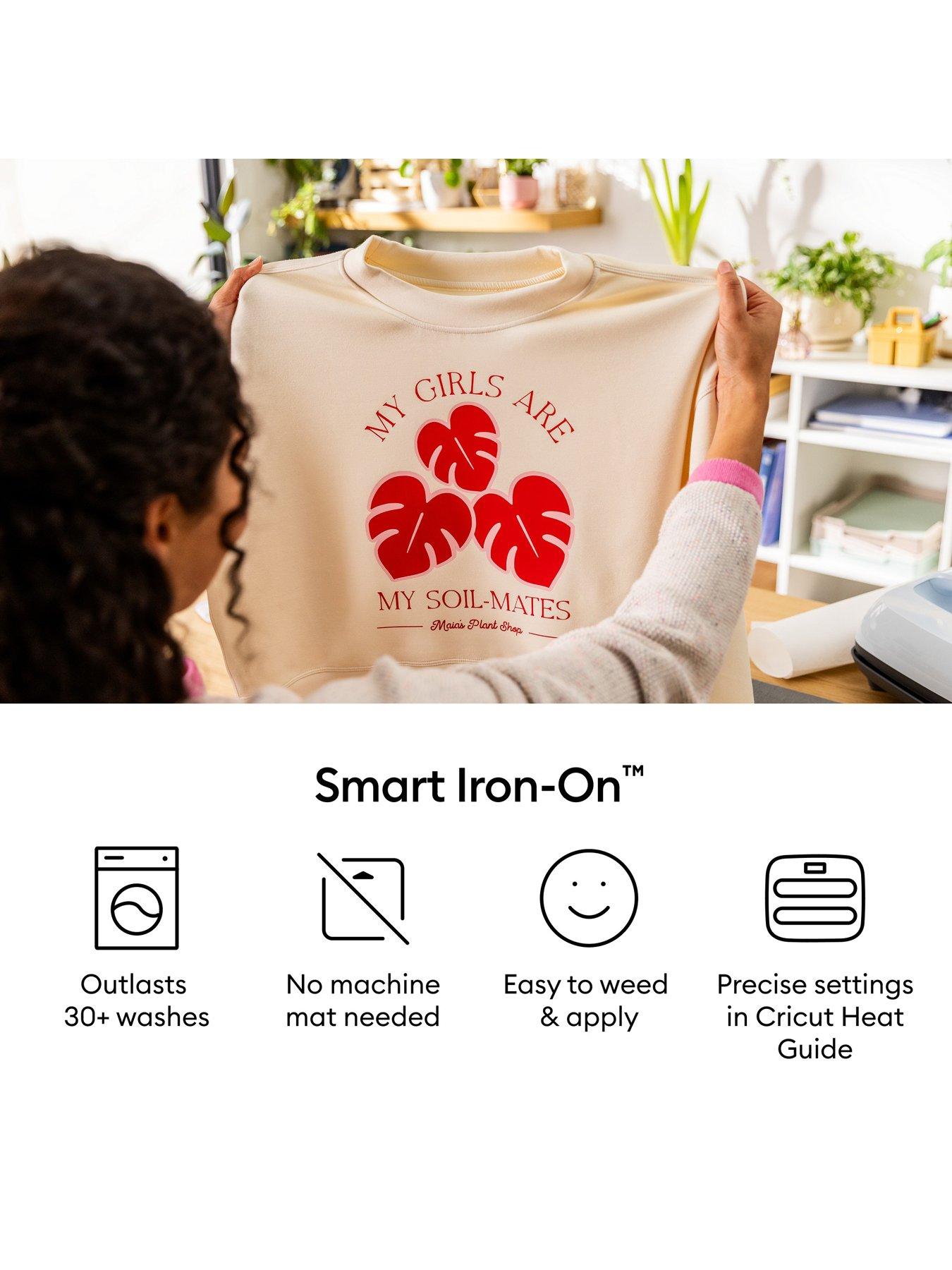 Image 5 of 7 of Cricut Smart Iron-On Matless Heat Transfer Vinyl, Deep Sampler - 13 in x 12 in (3 ct)