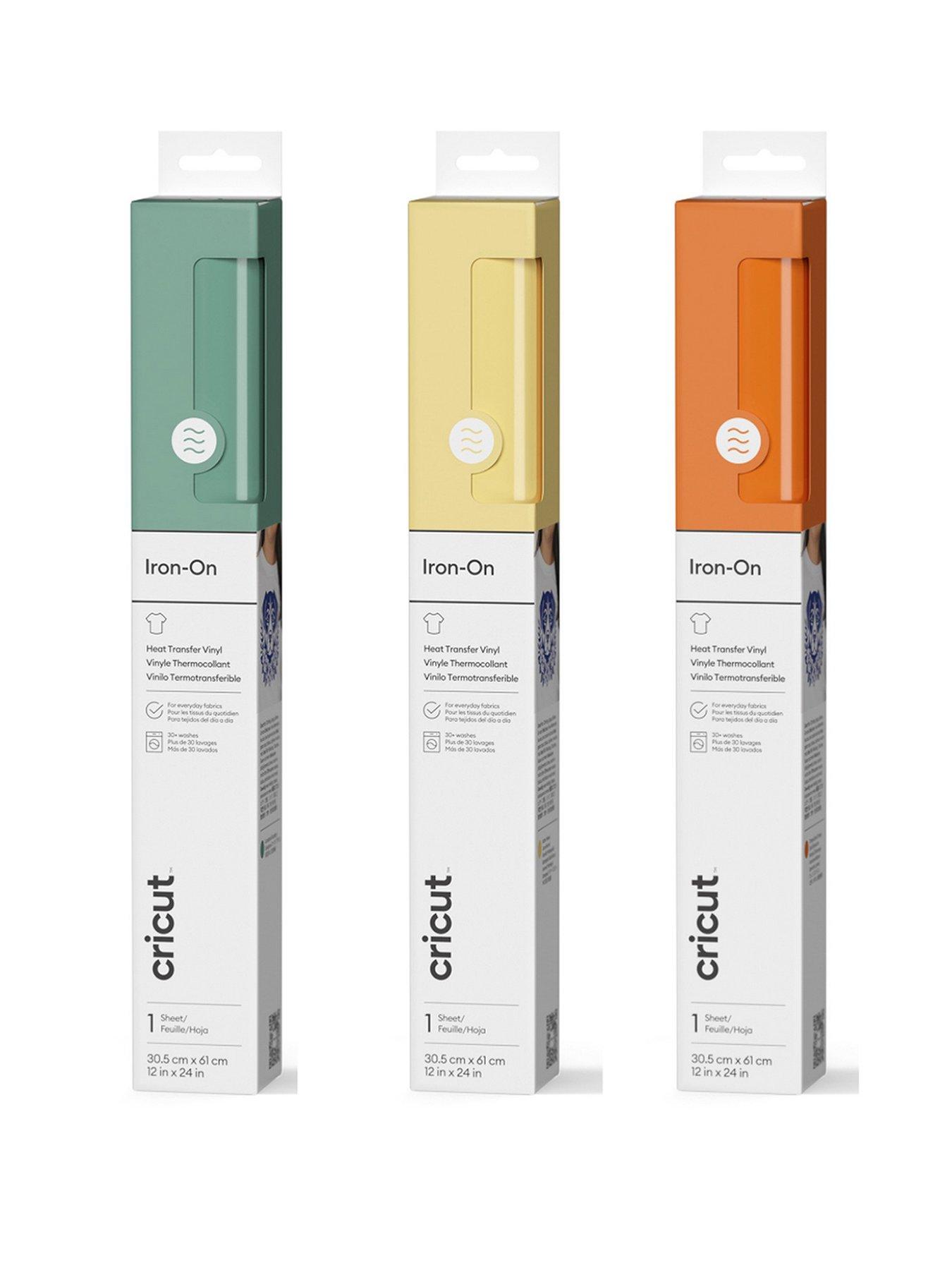 Cricut Cricut Iron-On (12 in x 24 in) Eucalyptus, Butter Yellow, Orange Spice