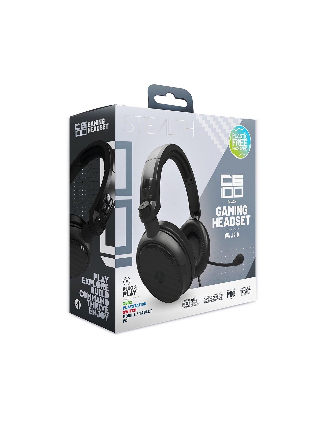 Image 2 of 7 of Stealth C6-100 Gaming Headset for XBOX, PS4/PS5, Switch, PC - Black