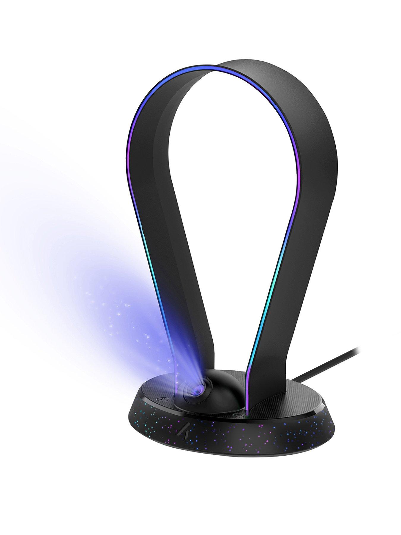 Image 1 of 7 of Stealth Night Sky Light Up Headset Stand with Projector