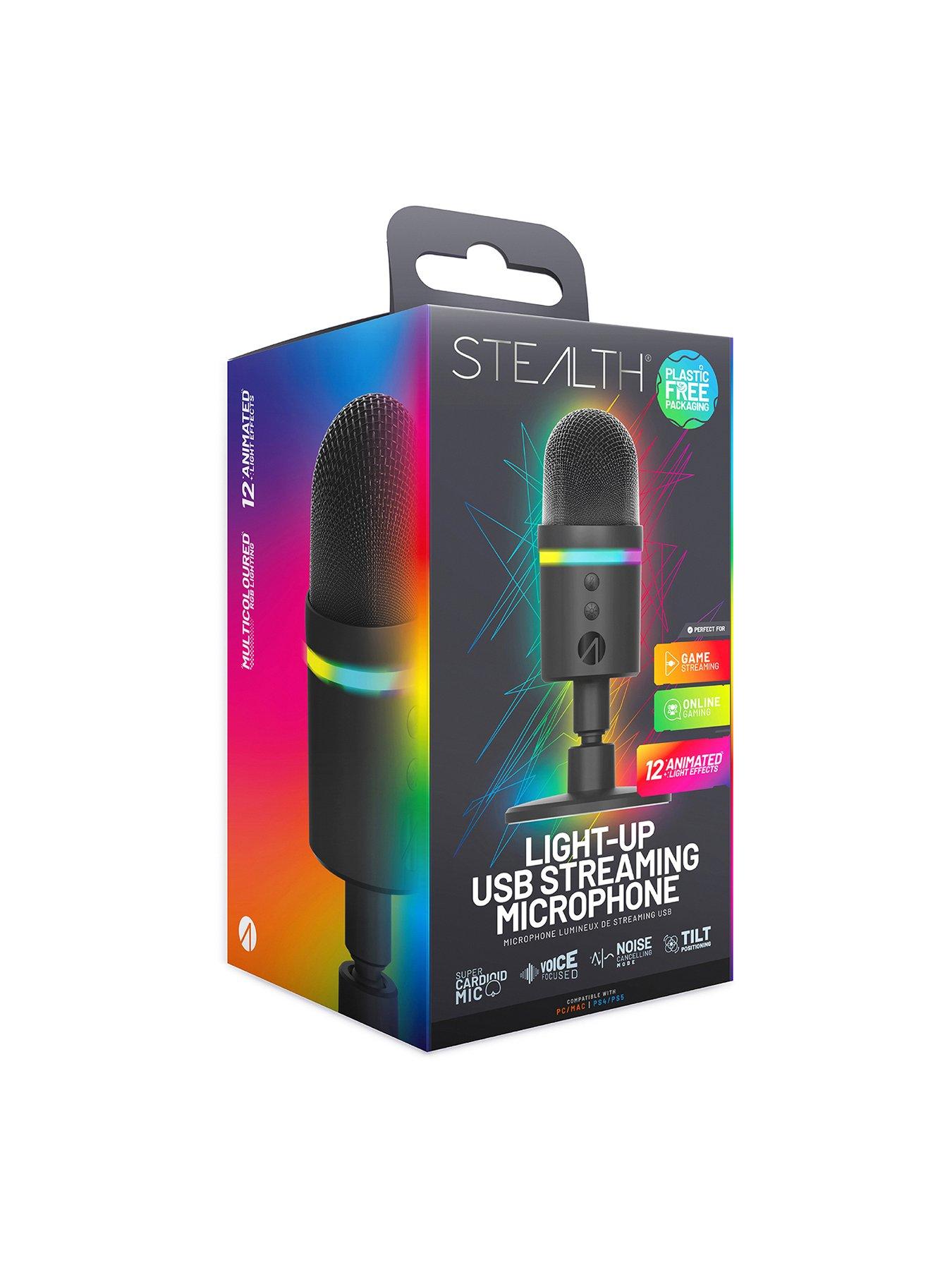 Image 2 of 7 of Stealth Light Up Streaming Microphone