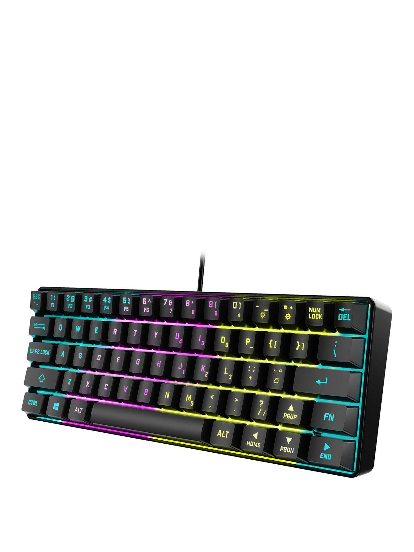 Image 1 of 6 of Stealth Light Up Compact Gaming Keyboard