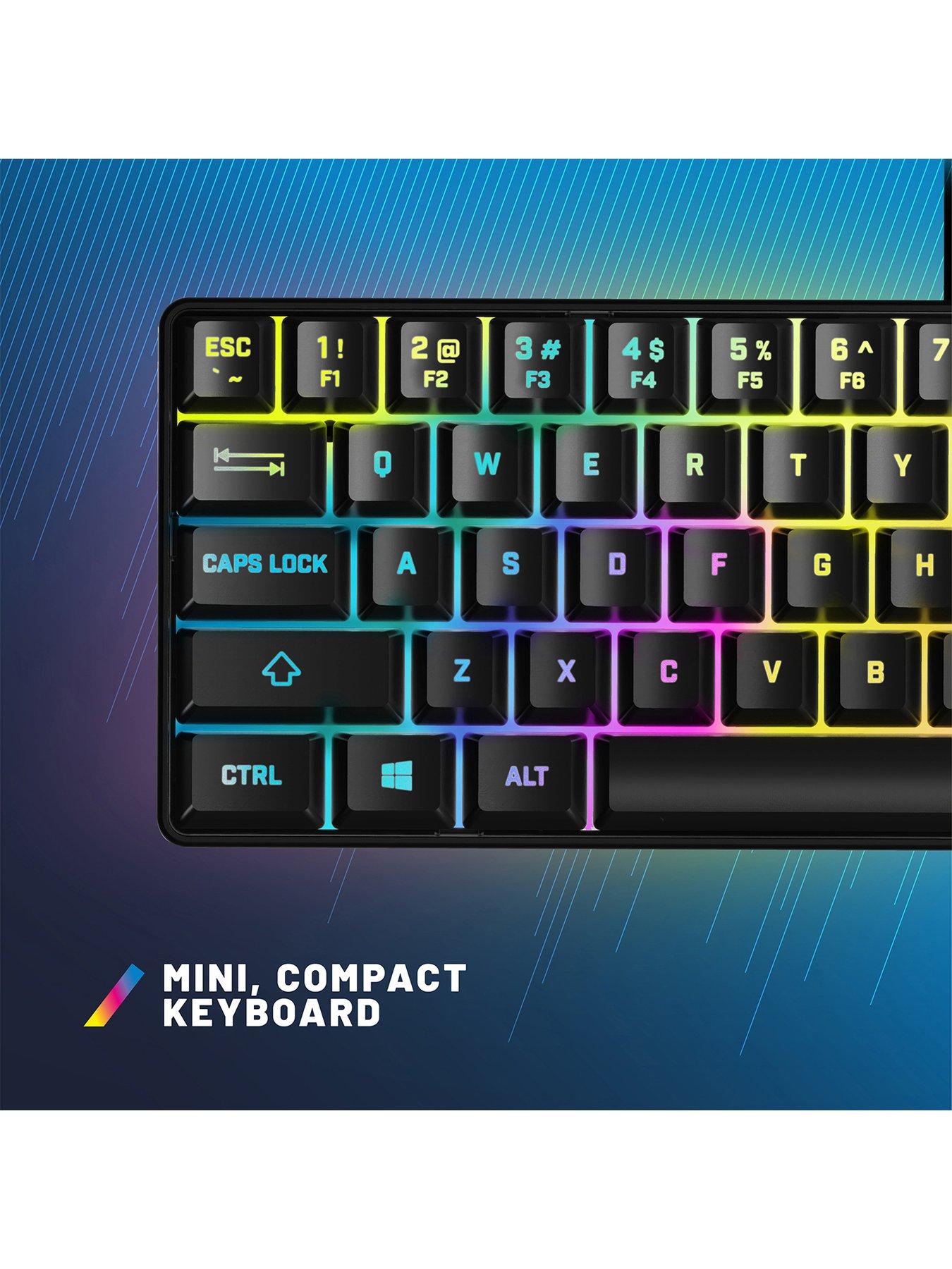 Image 4 of 6 of Stealth Light Up Compact Gaming Keyboard
