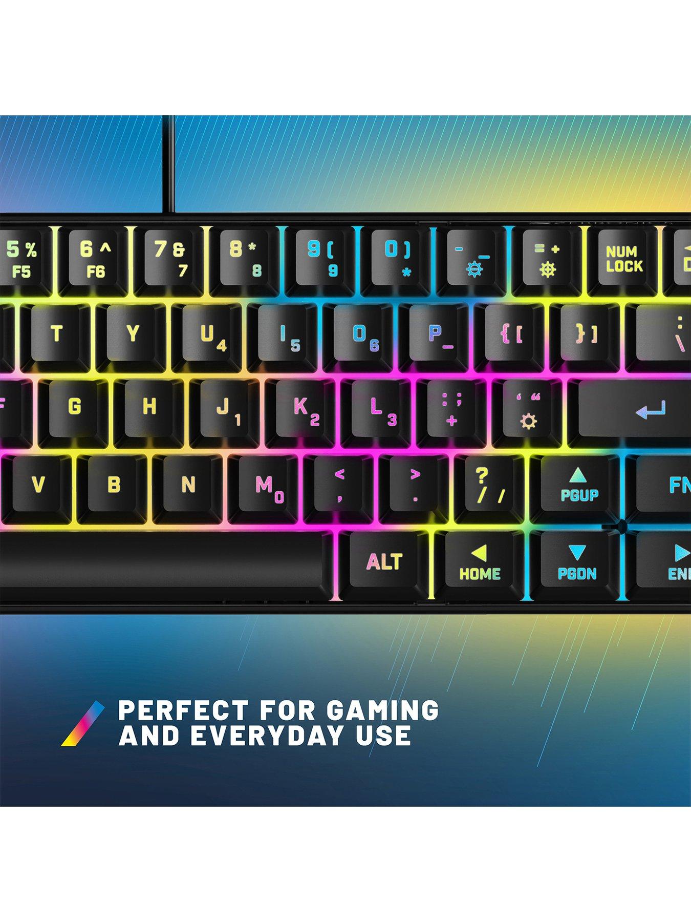 Image 6 of 6 of Stealth Light Up Compact Gaming Keyboard