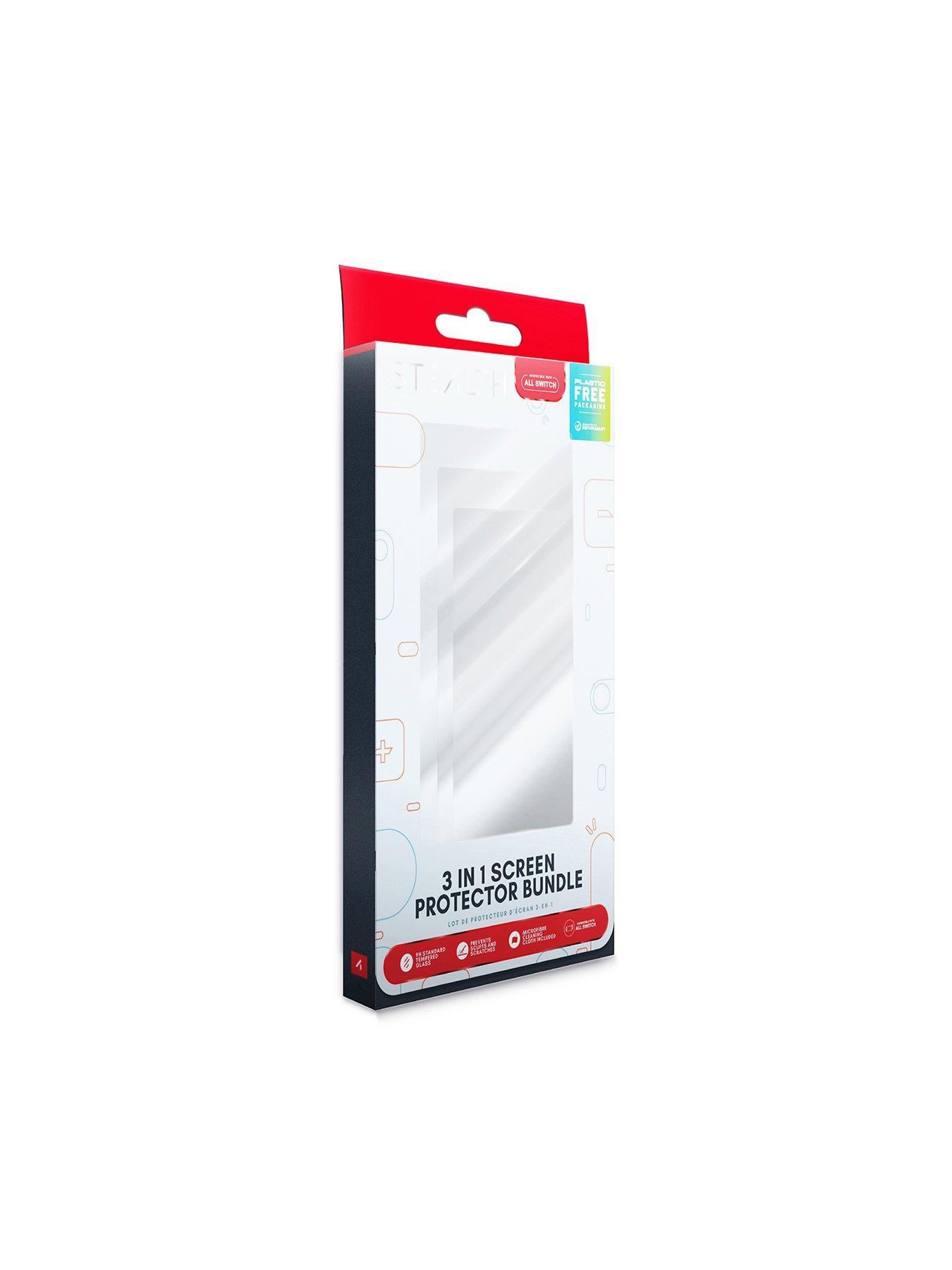 Image 2 of 7 of Stealth Screen Protector for Switch 2, Switch OLED, Switch Lite - Triple Pack