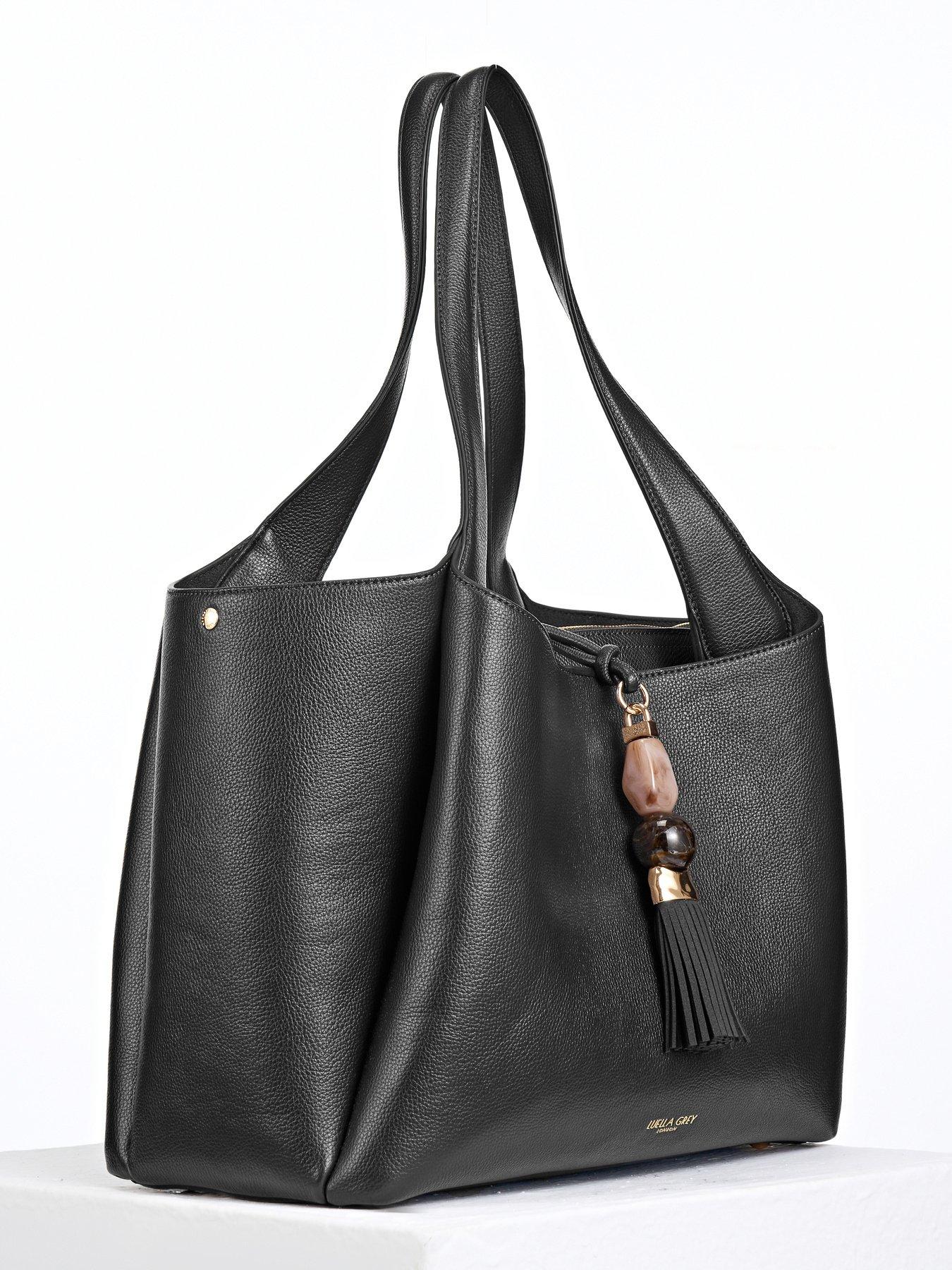 Image 3 of 7 of Luella Grey Womens Stella Laptop Tote - Black
