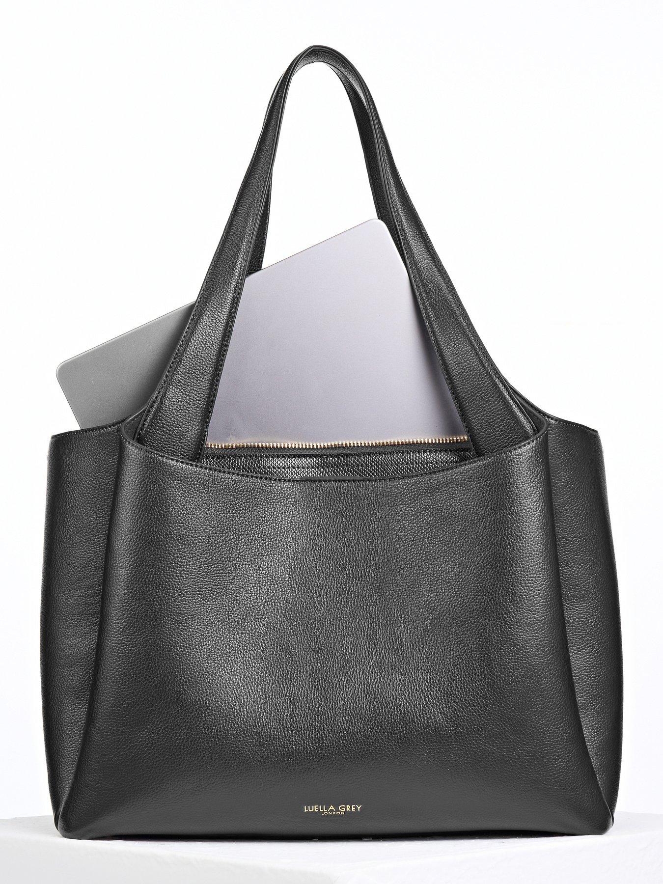 Image 6 of 7 of Luella Grey Womens Stella Laptop Tote - Black
