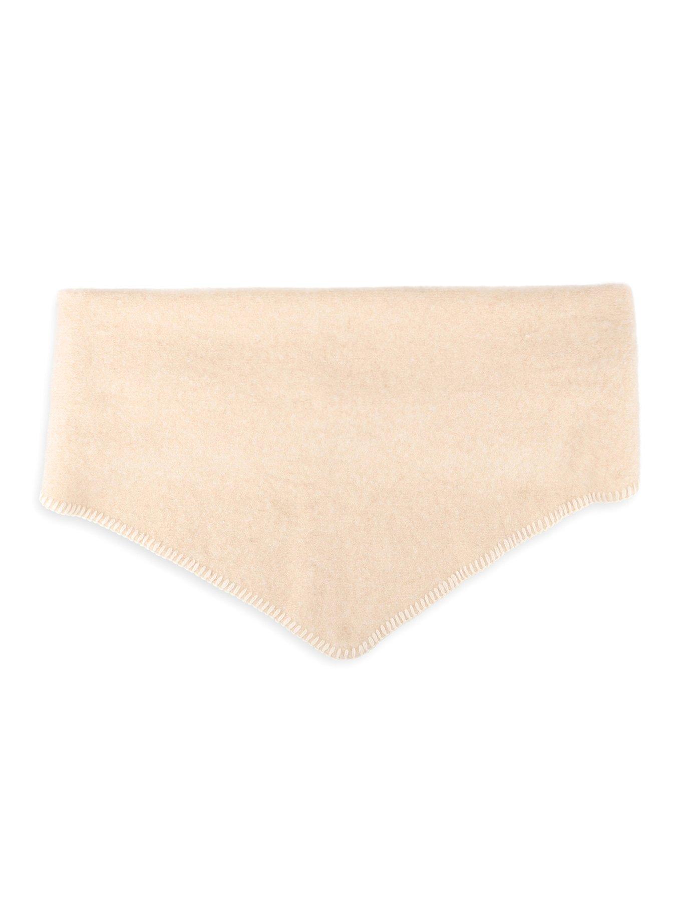 Totes Isotoner Womens Triangle Wool Blend Scarf - Beige | Very