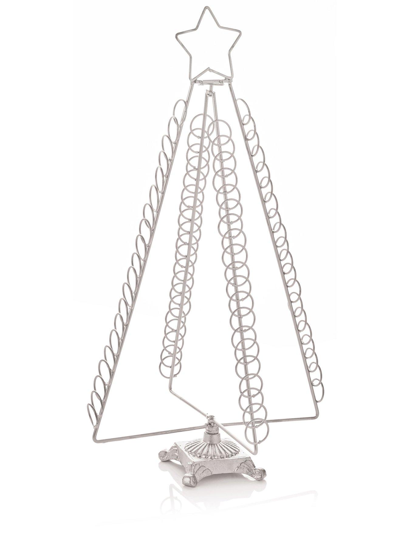 Image 2 of 3 of Premier Decorations 50cm Silver Metal Card Holder