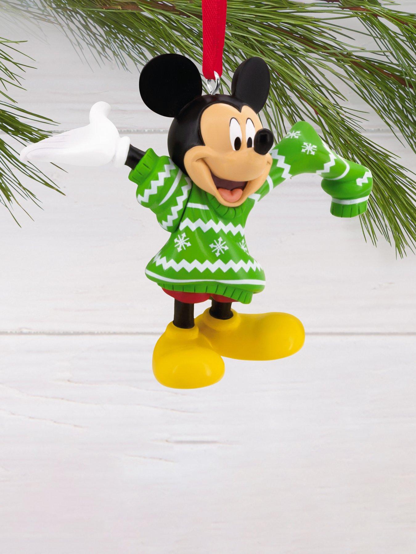 Image 5 of 7 of Hallmark Disney Mickey Mouse in Jumper Tree Ornament