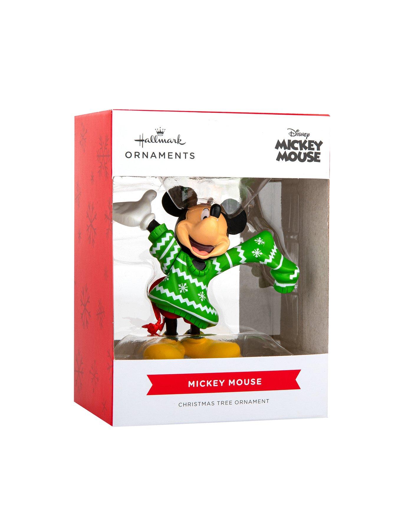 Image 6 of 7 of Hallmark Disney Mickey Mouse in Jumper Tree Ornament