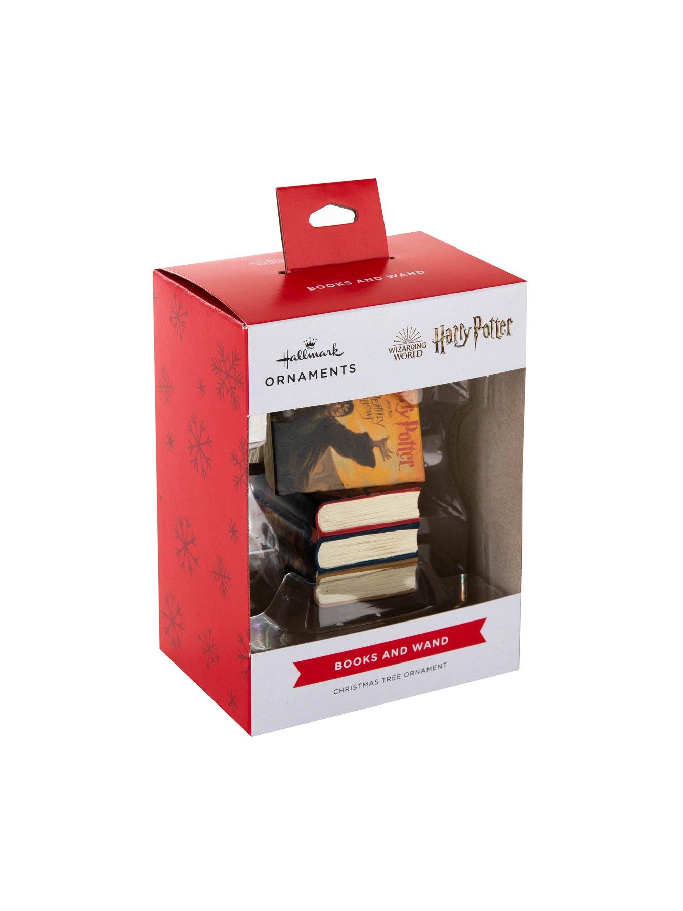 Image 5 of 6 of Hallmark Harry Potter Stacked Books and Wand Tree Ornament