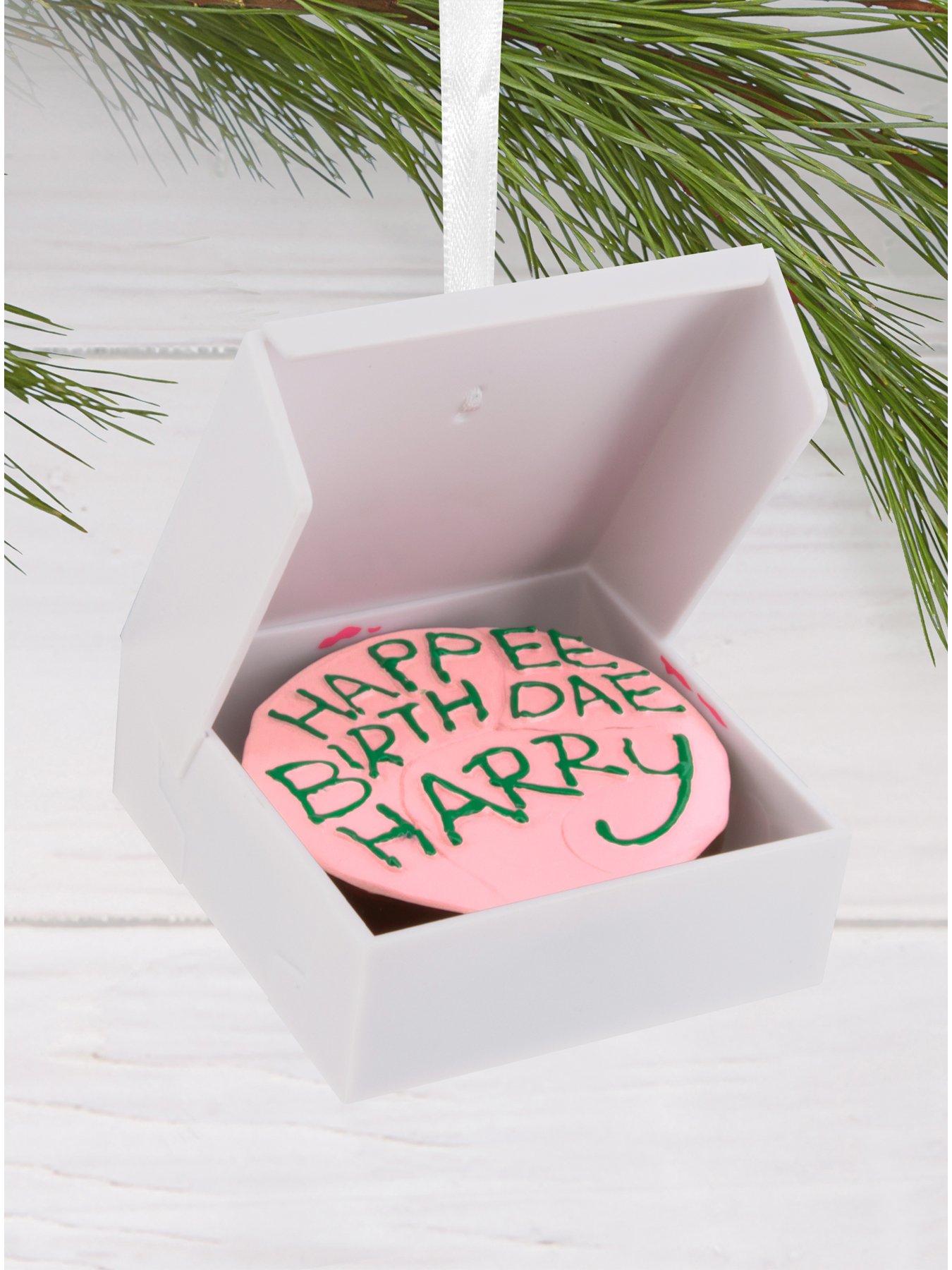 Hallmark Pink Collectable Harry Potter™ - Harry's 11Th Birthday Cake Ornament - Image 2