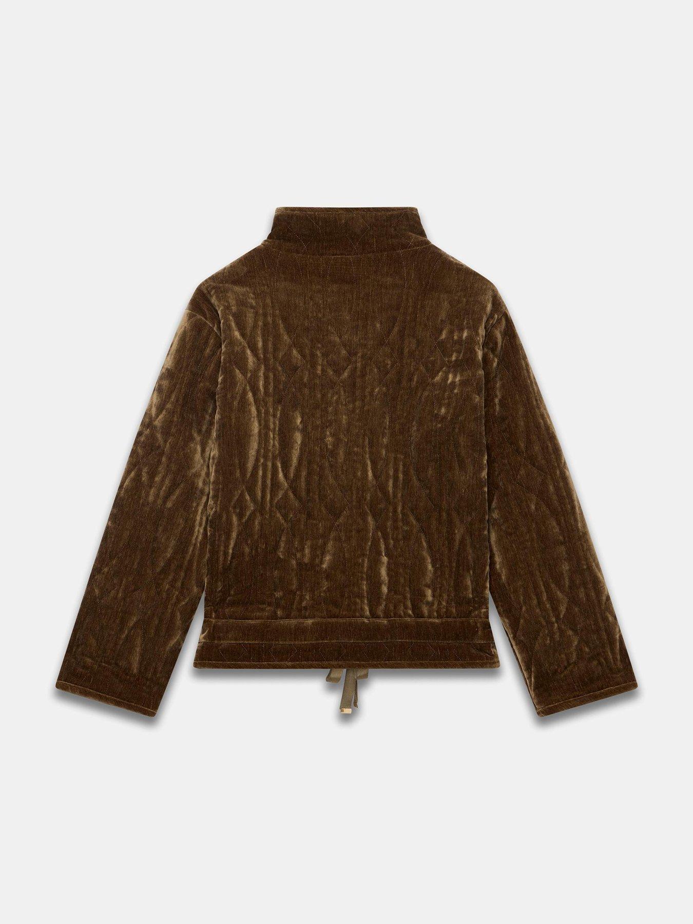 Image 6 of 6 of Mint Velvet Khaki Quilted Jacket - Green