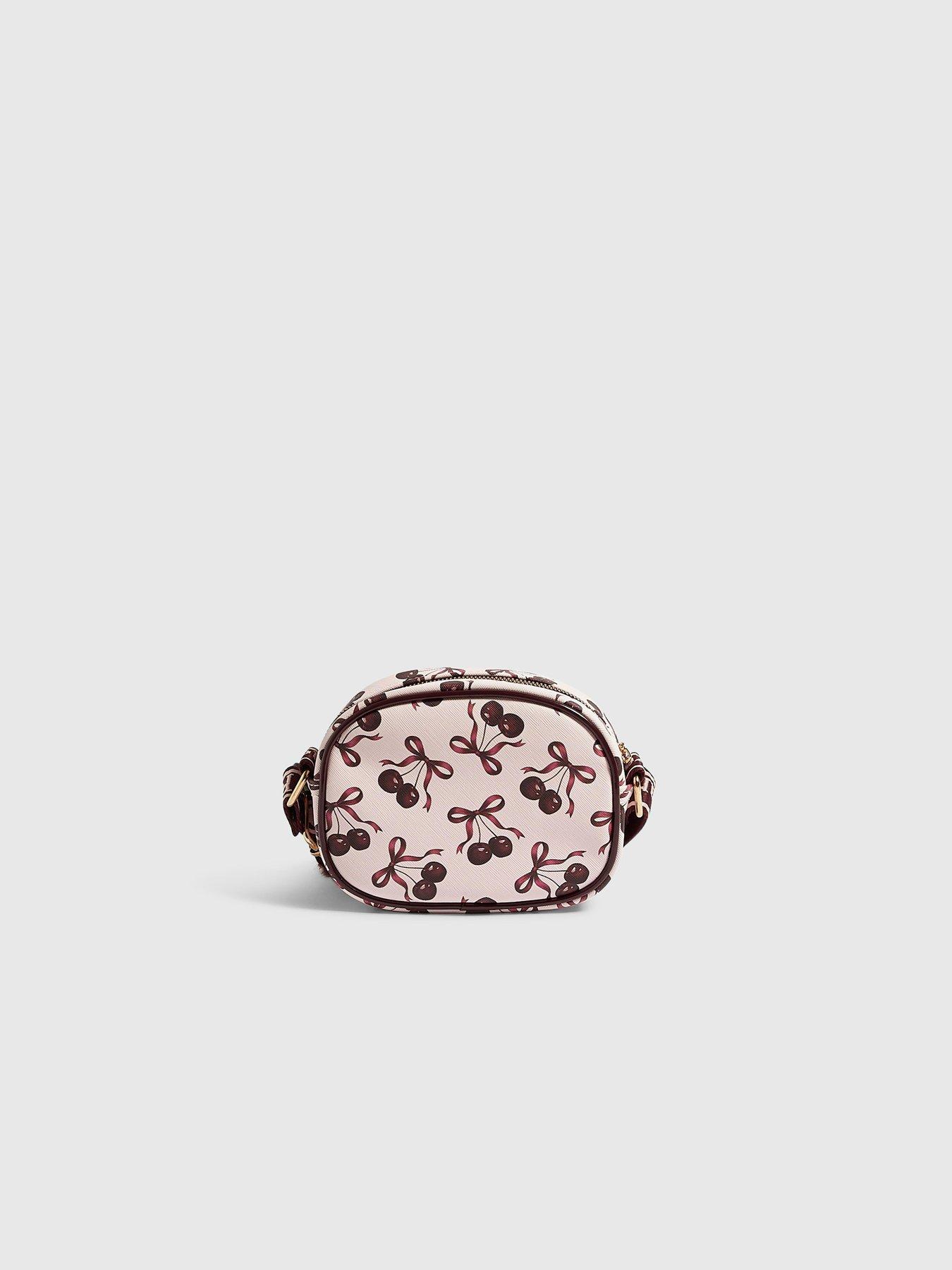 Image 3 of 6 of River Island Girls Cherry Crossbody Bundle Bag - Pink