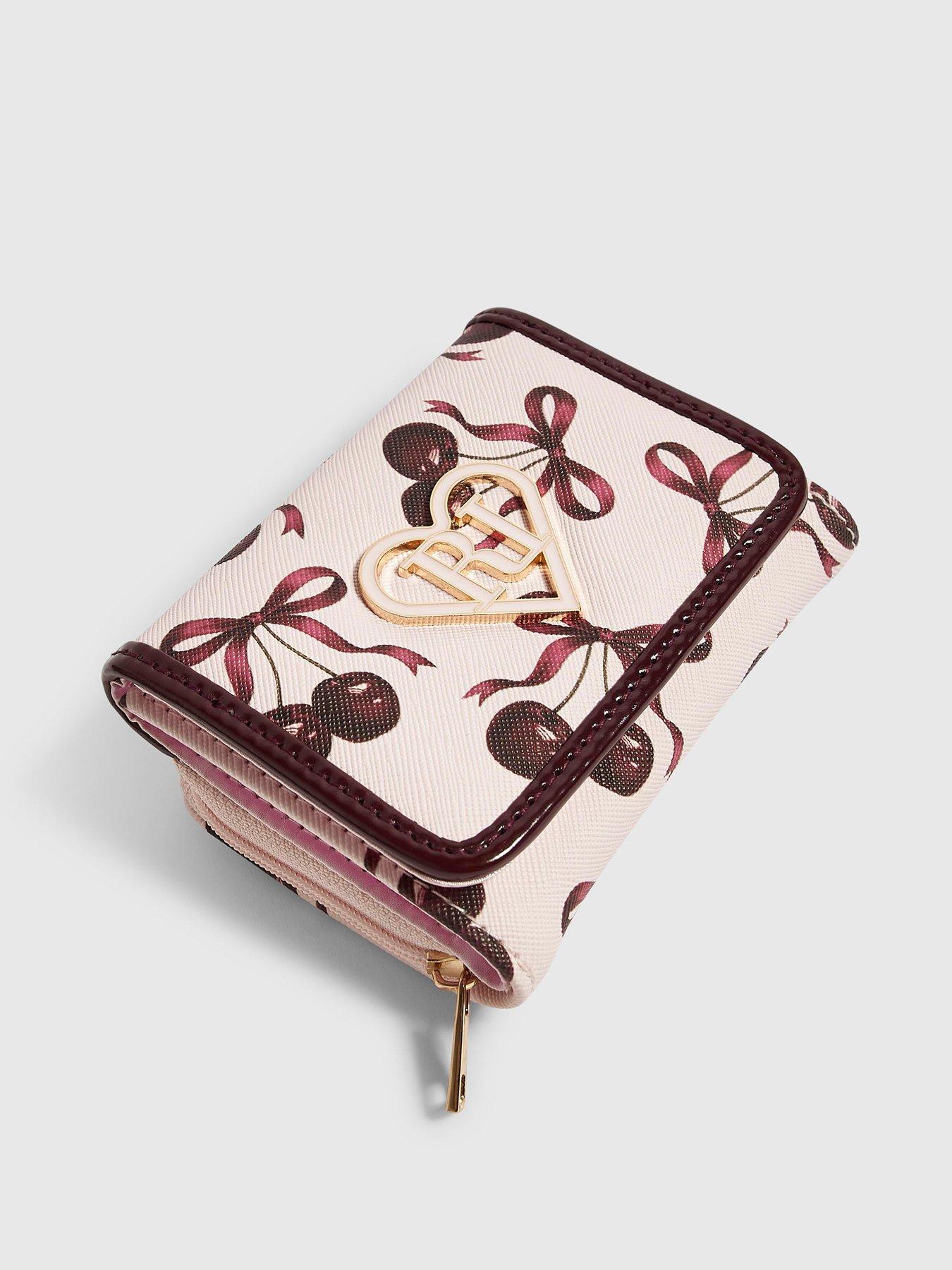 Image 6 of 6 of River Island Girls Cherry Crossbody Bundle Bag - Pink