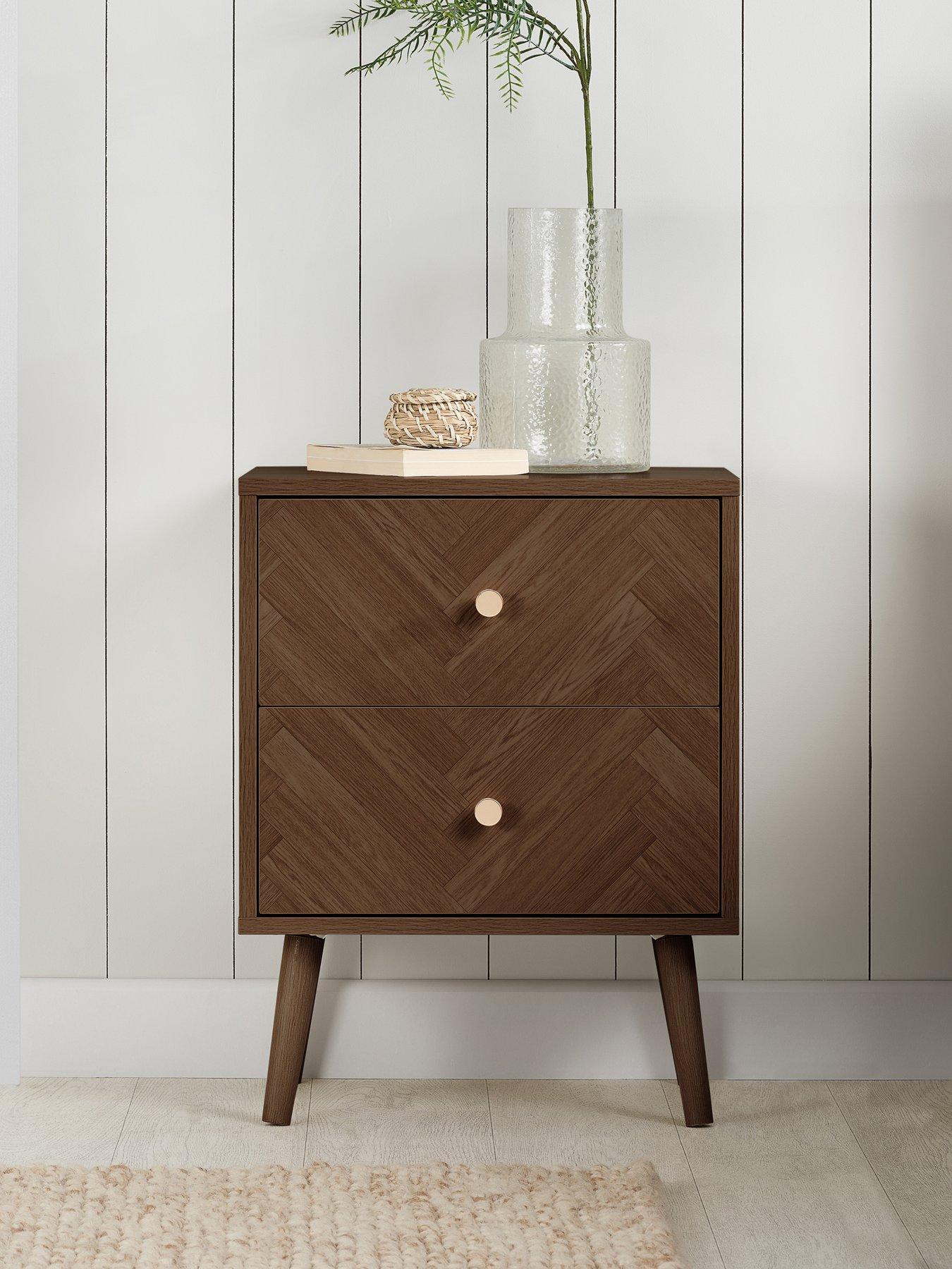 Image 1 of 5 of Birlea Herringford 2 Drawer Bedside