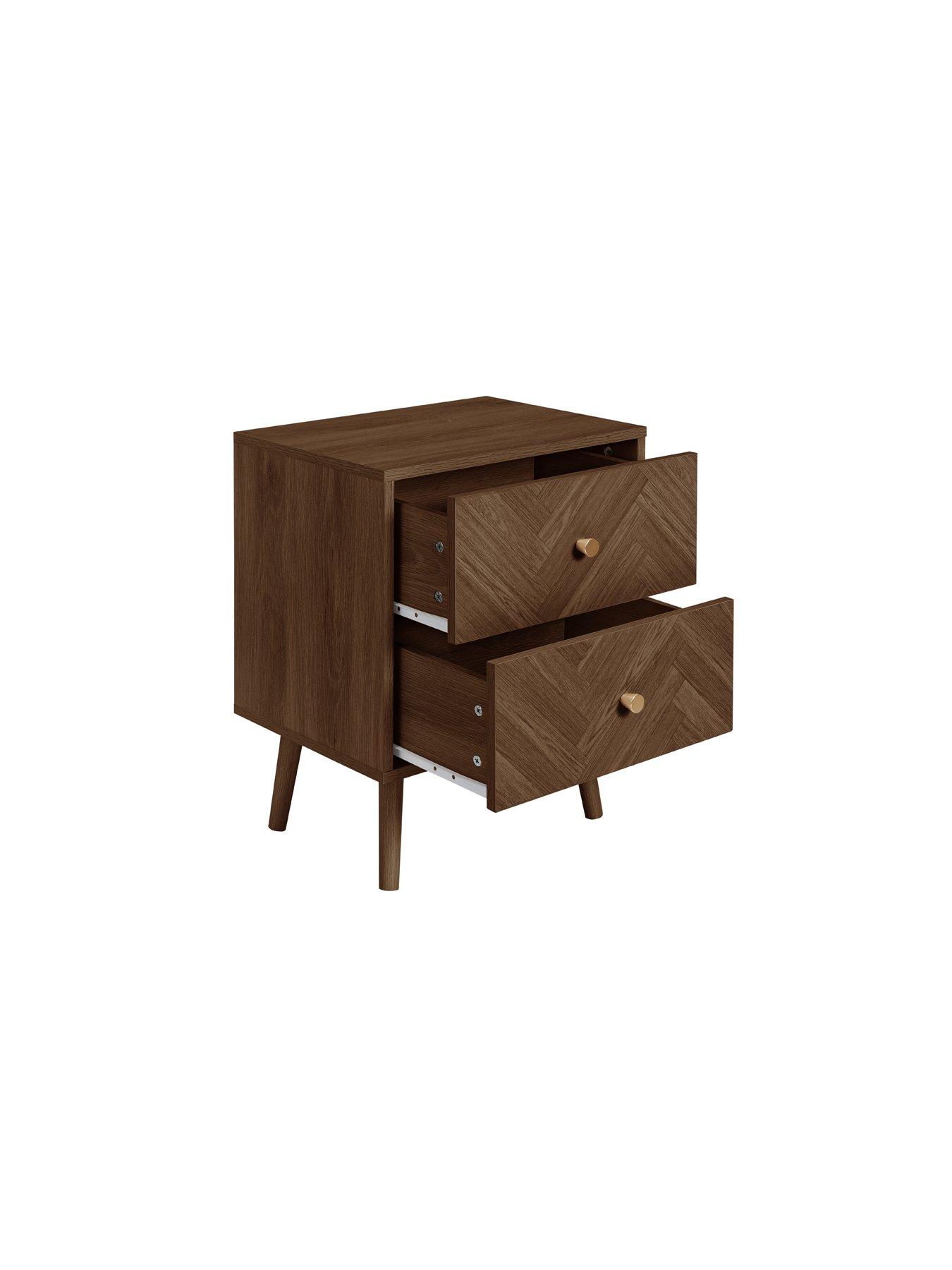 Image 5 of 5 of Birlea Herringford 2 Drawer Bedside