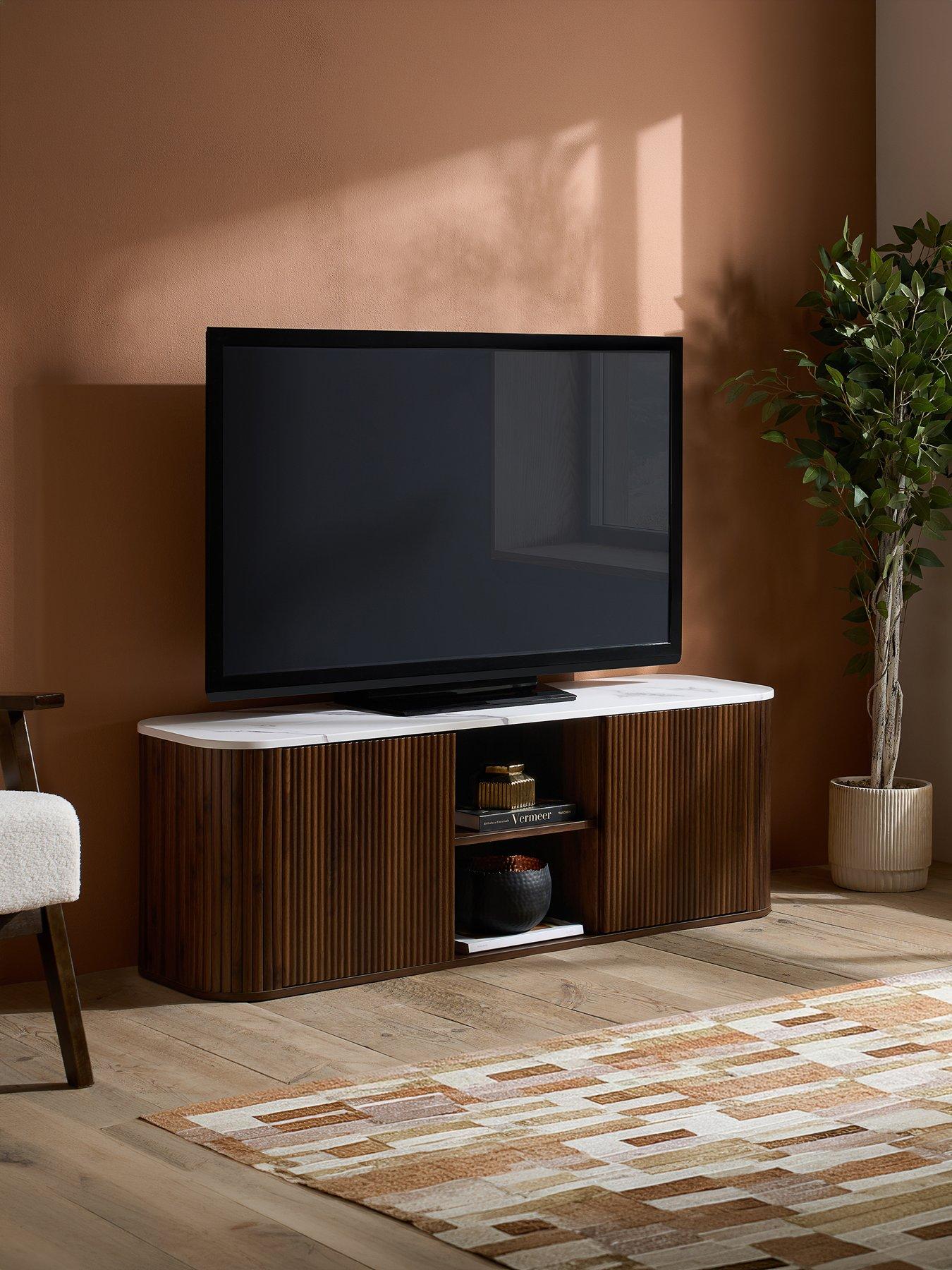 Image 1 of 8 of Birlea Russo Large TV Unit