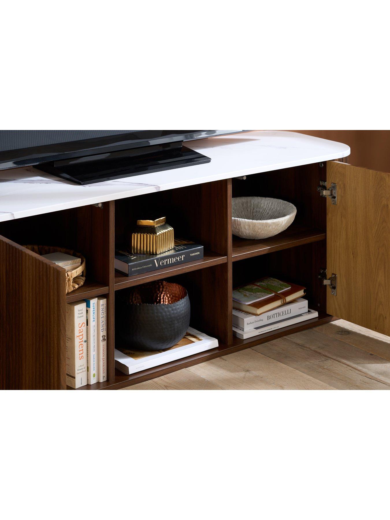 Image 4 of 8 of Birlea Russo Large TV Unit
