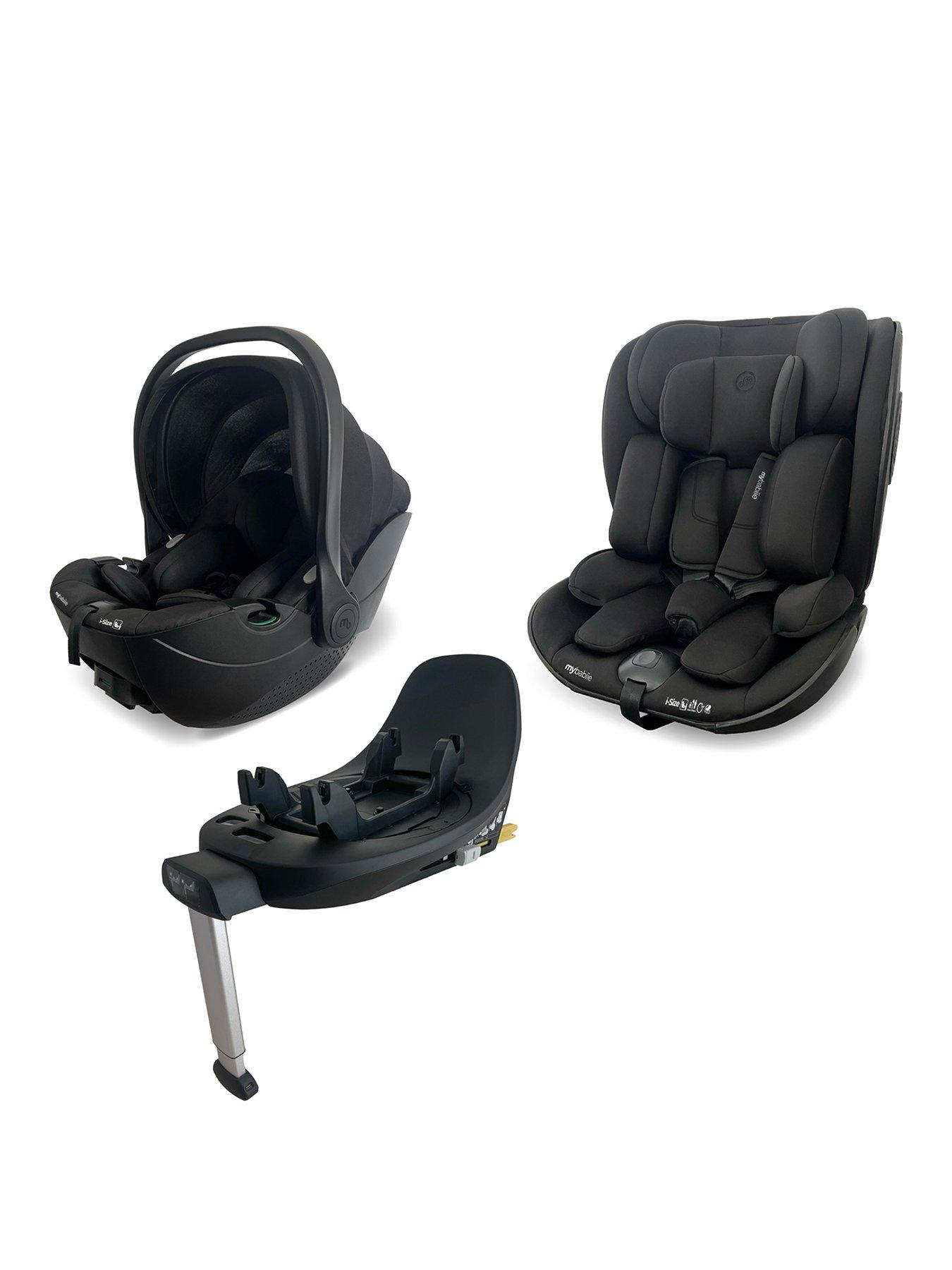 Image 1 of 8 of My Babiie MBCS05 Rotating Family Set with Base, Infant Carrier and Toddler Car Seat