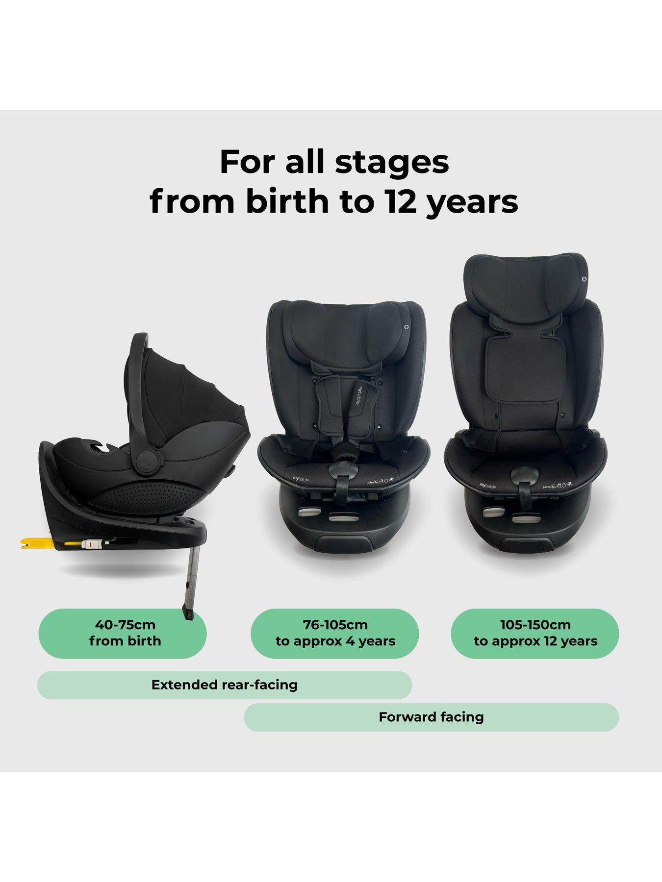 Image 2 of 8 of My Babiie MBCS05 Rotating Family Set with Base, Infant Carrier and Toddler Car Seat