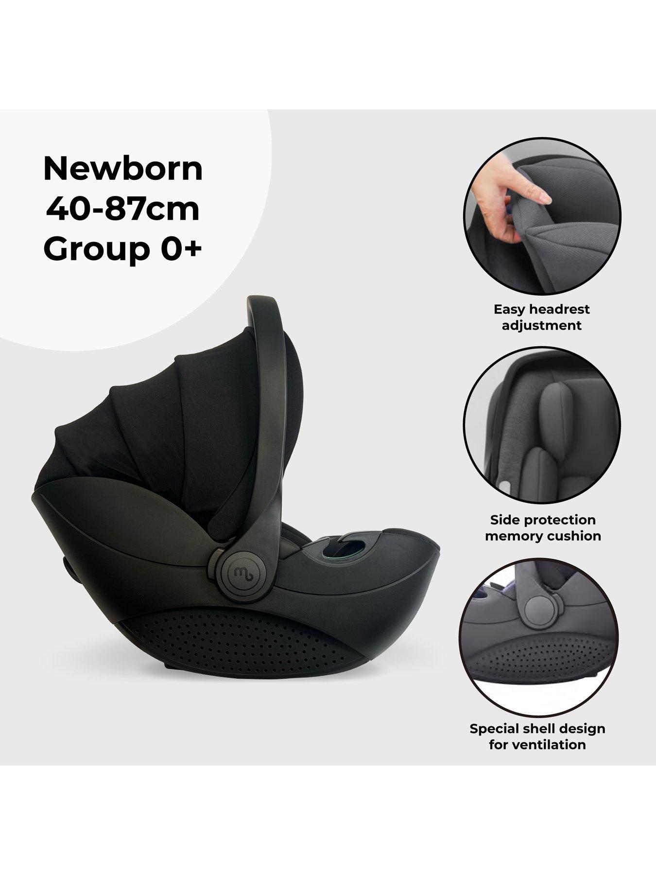 Image 4 of 8 of My Babiie MBCS05 Rotating Family Set with Base, Infant Carrier and Toddler Car Seat