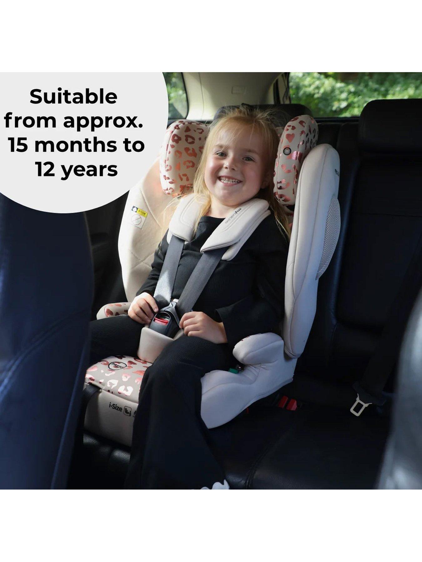 Image 5 of 8 of My Babiie MBCS75 Toddler to Booster R129 Car Seat with ISOFIX - Pink Leopard