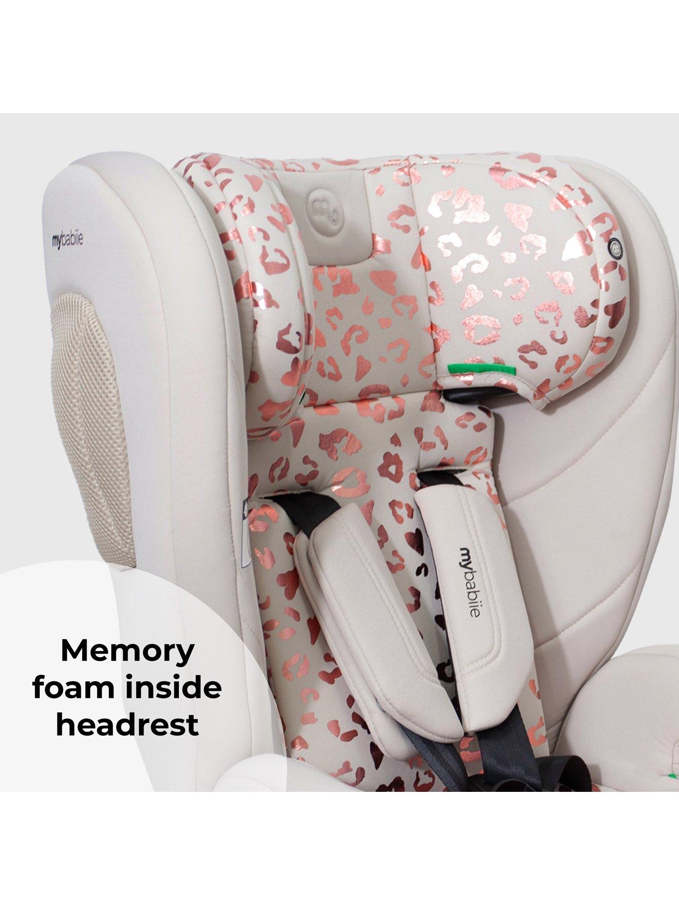 Image 6 of 8 of My Babiie MBCS75 Toddler to Booster R129 Car Seat with ISOFIX - Pink Leopard